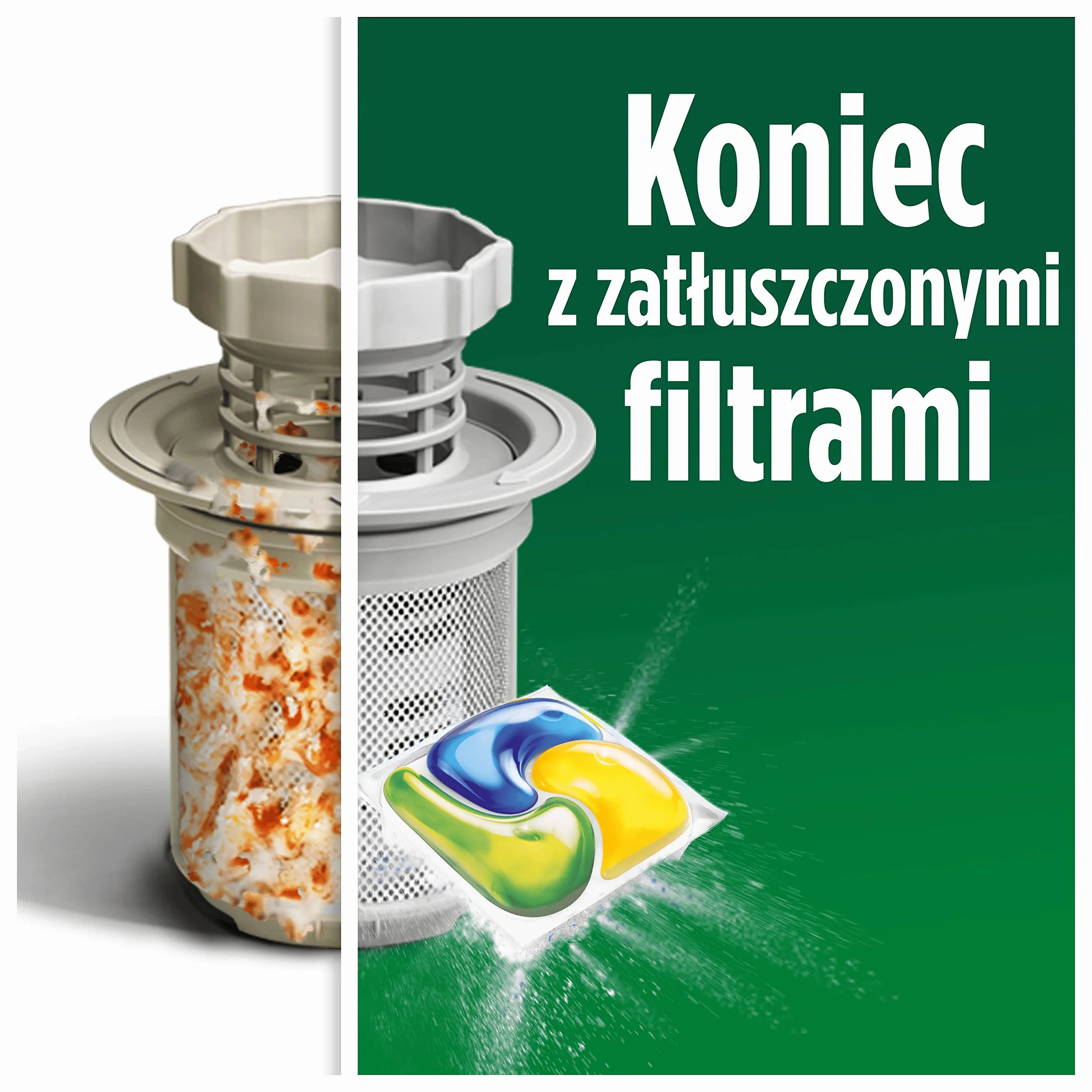 Fairy Platinum Cytryna Kapsułki do zmywarki All in One, 51 tabletek, do trudnych zabrudzeń, czyszczą nawet zatłuszczone filtry