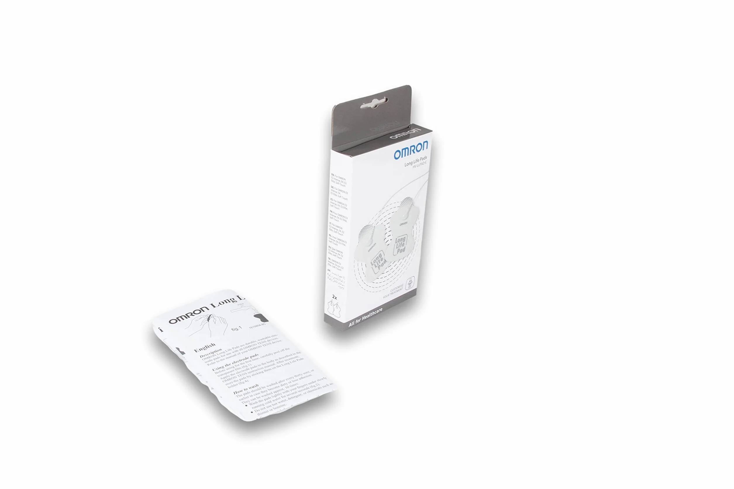 OMRON Wymienne elektrody motylkowe OMRON HV-LLPAD-E do urządzeń Tens E3 Intense, PocketTens i E4