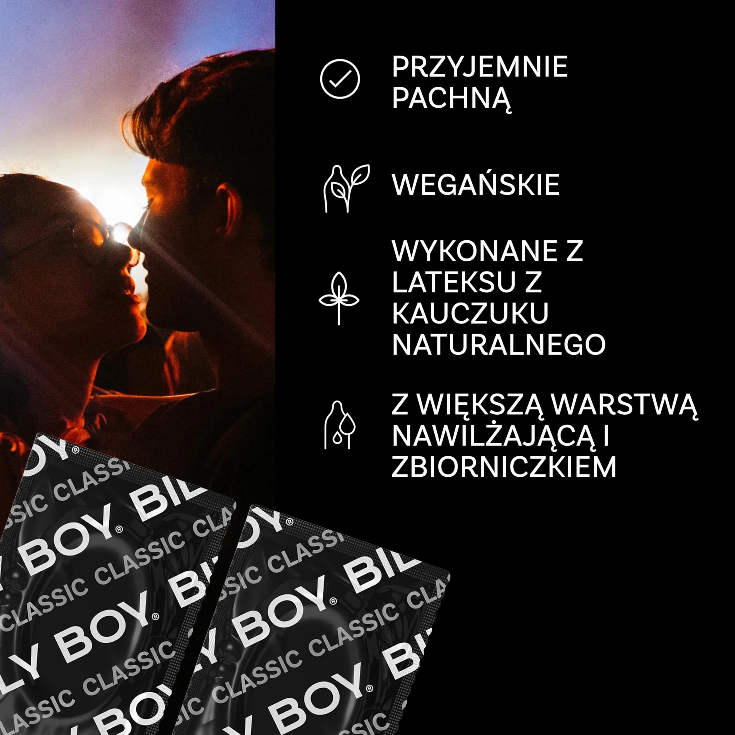 BILLY BOY Prezerwatywy w zestawie ekstra Feucht 100 sztuk | 56 mm | Prezerwatywy XL z dodatkową warstwą lubrykantu i o przyjemnym zapachu | (1 × 100 sztuk)