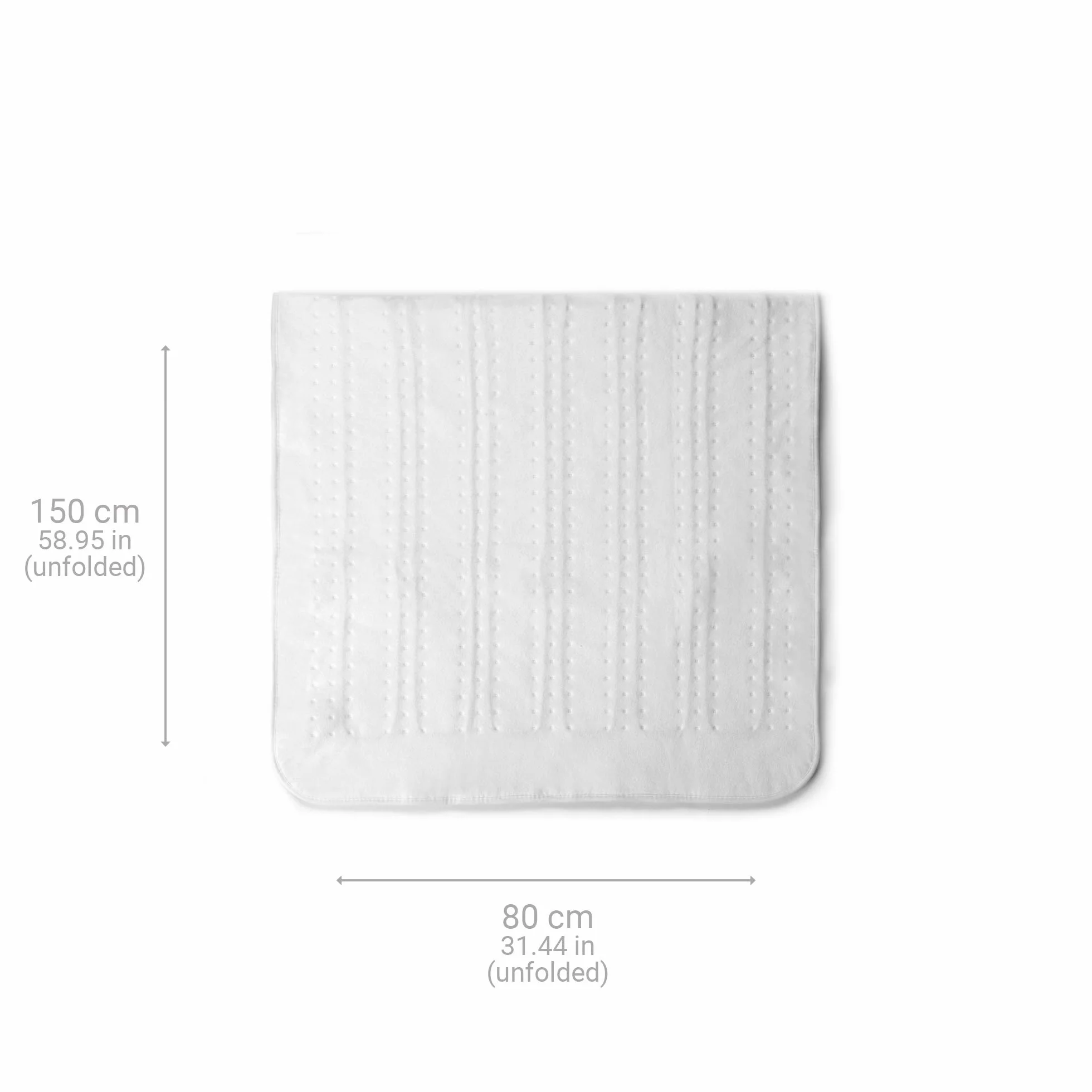 Medisana HU 674 łóżko grzewcze 150 x 80 cm 4 poziomy temperatury automatyczne wyłączanie biały