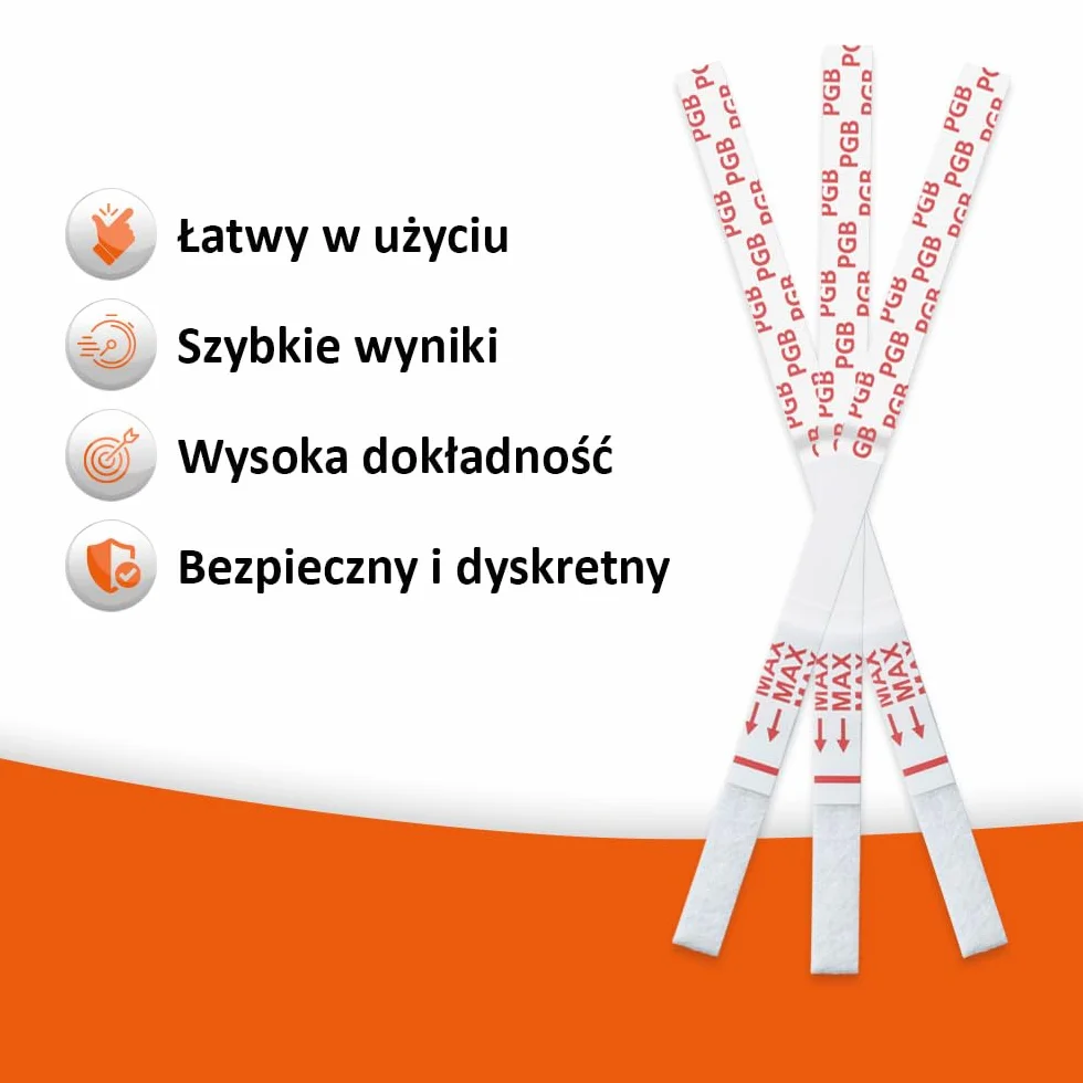 self-diagnostics Szybki test narkotykowy Pregabalin (PGB) - Cut-Off: 500 ng/ml - 5 pasków testowych - Test zanurzeniowy - 5-minutowy test narkotykowy z moczu