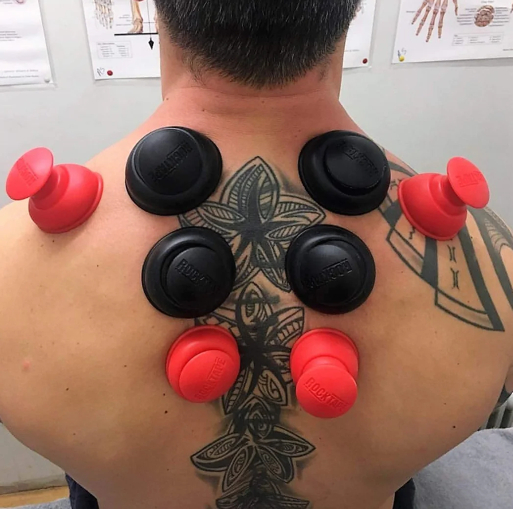 RockTape Zestaw baniek silikonowych 8 sztuk czarny