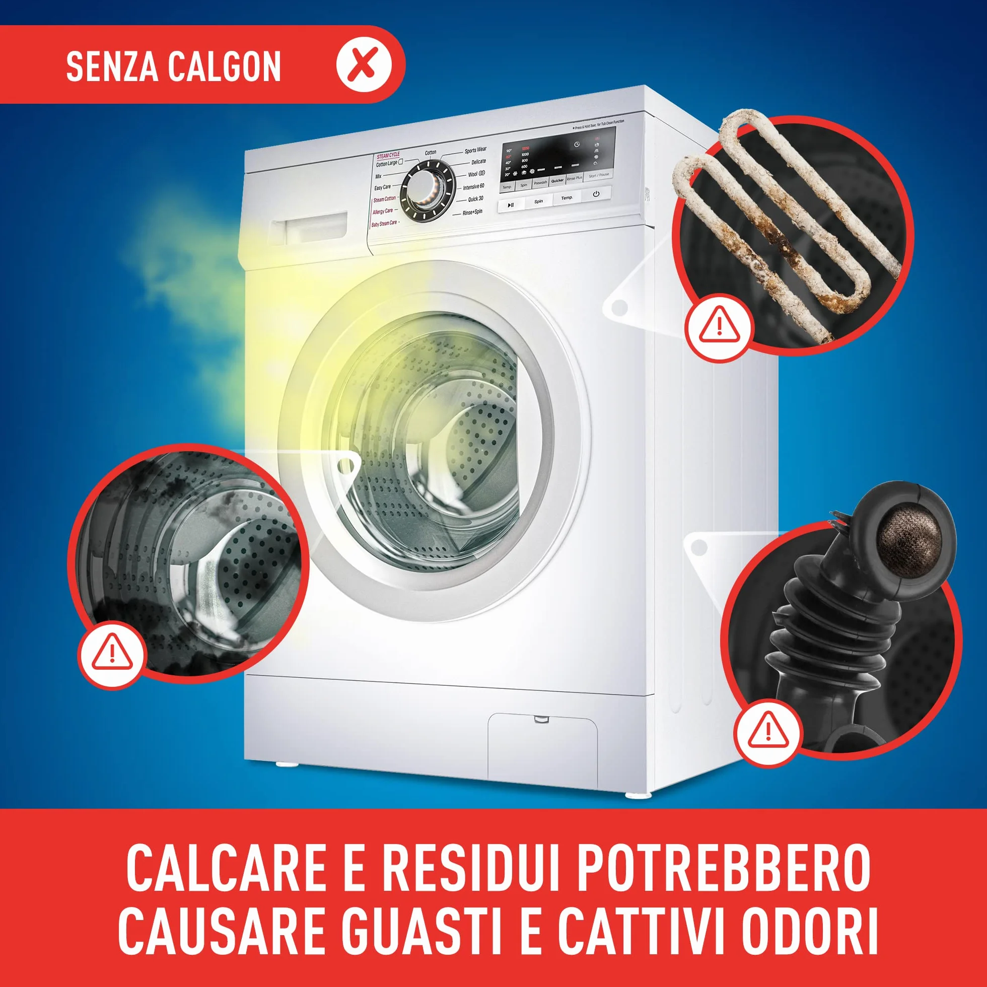 Calgon Power Gel odkamieniacz pralka 4 w 1, 750 ml