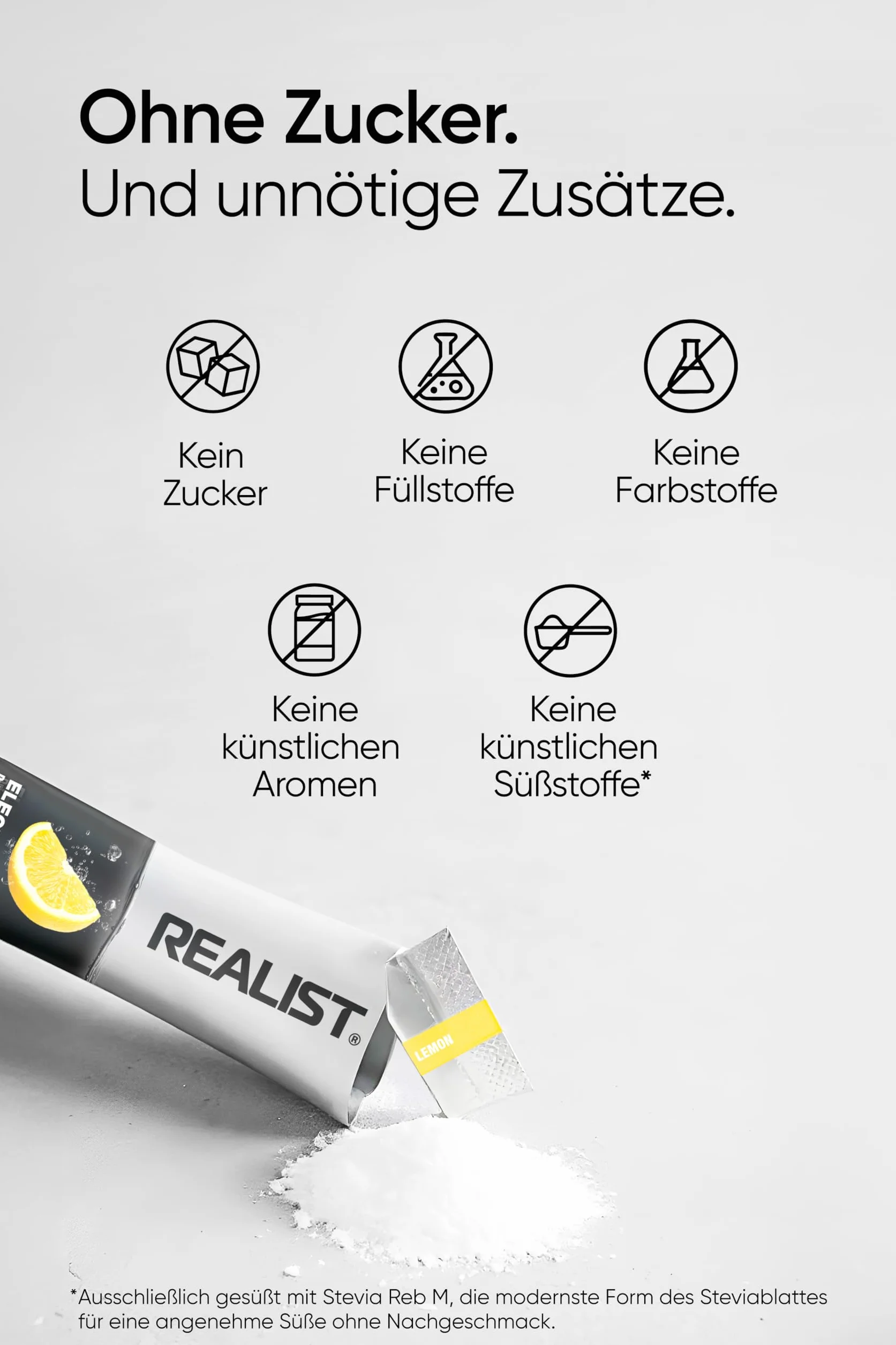 REALIST® Elektrolyty Bez Cukru [PROBNY PAKET] Elektrolity Bez Cukru - Elektrolity w Proszku dla Sportu & KETO z 1000 mg Sodu, 330 mg Potasu & 60 mg Magnezu - Wyprodukowane w Austrii (5 Rodzajów po 6