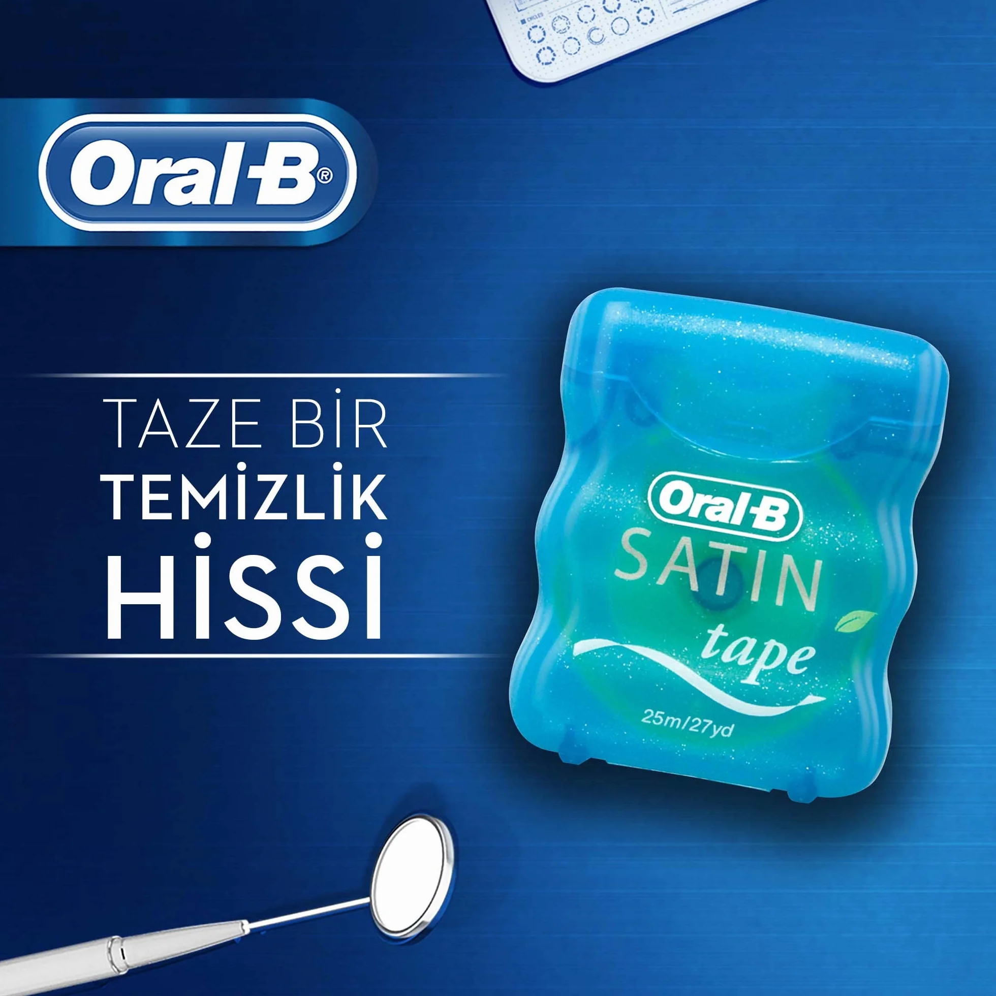Oral-B Taśma satynowa miętowa