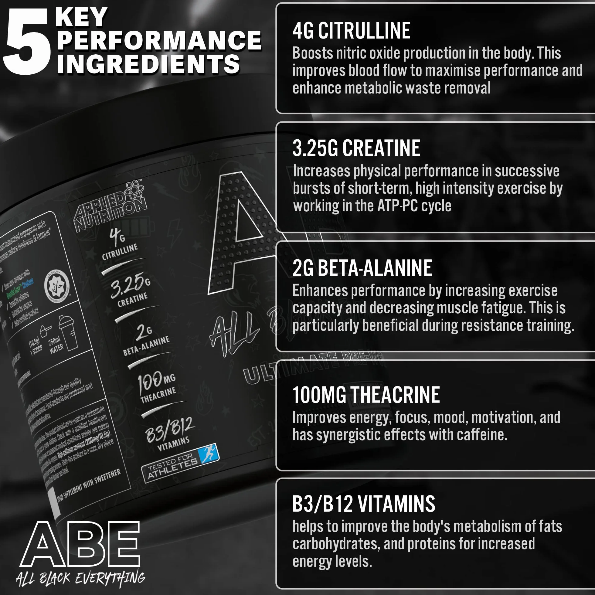 Applied Nutrition A.B.E 315G Orsetto Gommoso Sour
