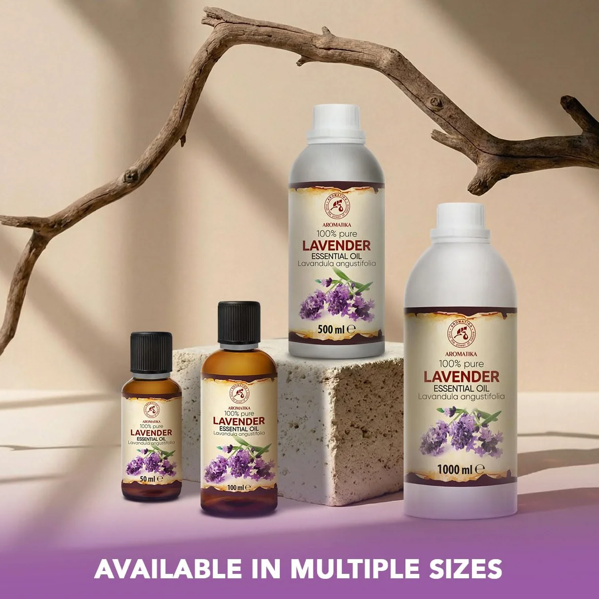 Olejek Eteryczny Lawendowy 100 ml - Lavandula Angustifolia - Olejek Aromatyczny do Dyfuzora - Aromaterapia - Świece Zapachowe - Mydła - Odświeżanie Powietrza