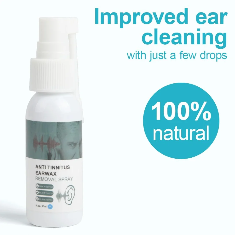 Spray do uszu z oliwą z oliwek 30 ml do usuwania woskowiny