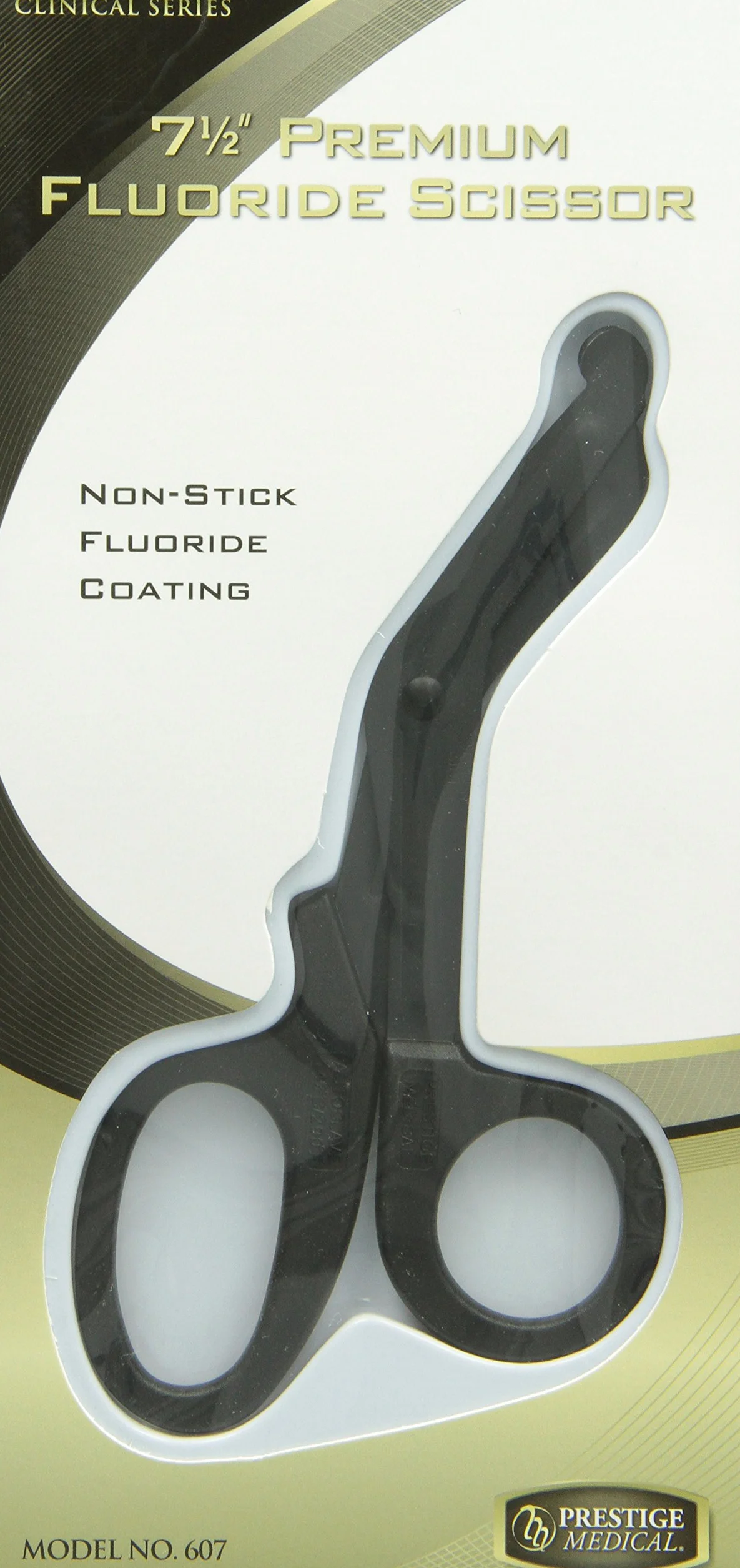 Prestige Medical 607-BLK 7 1/2 cala Premium Fluoride Scissor