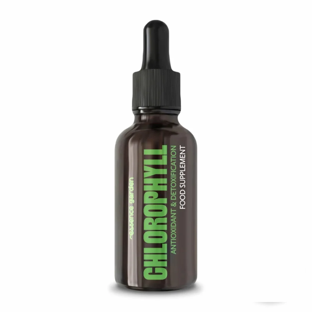 Chlorofil w kroplach 310 mg,Naturalny antyoksydant, Wysoka dawka, Detoks, Oczyszczenie organizmu, 25 porcji, Suplement diety w płynie, 50 ml