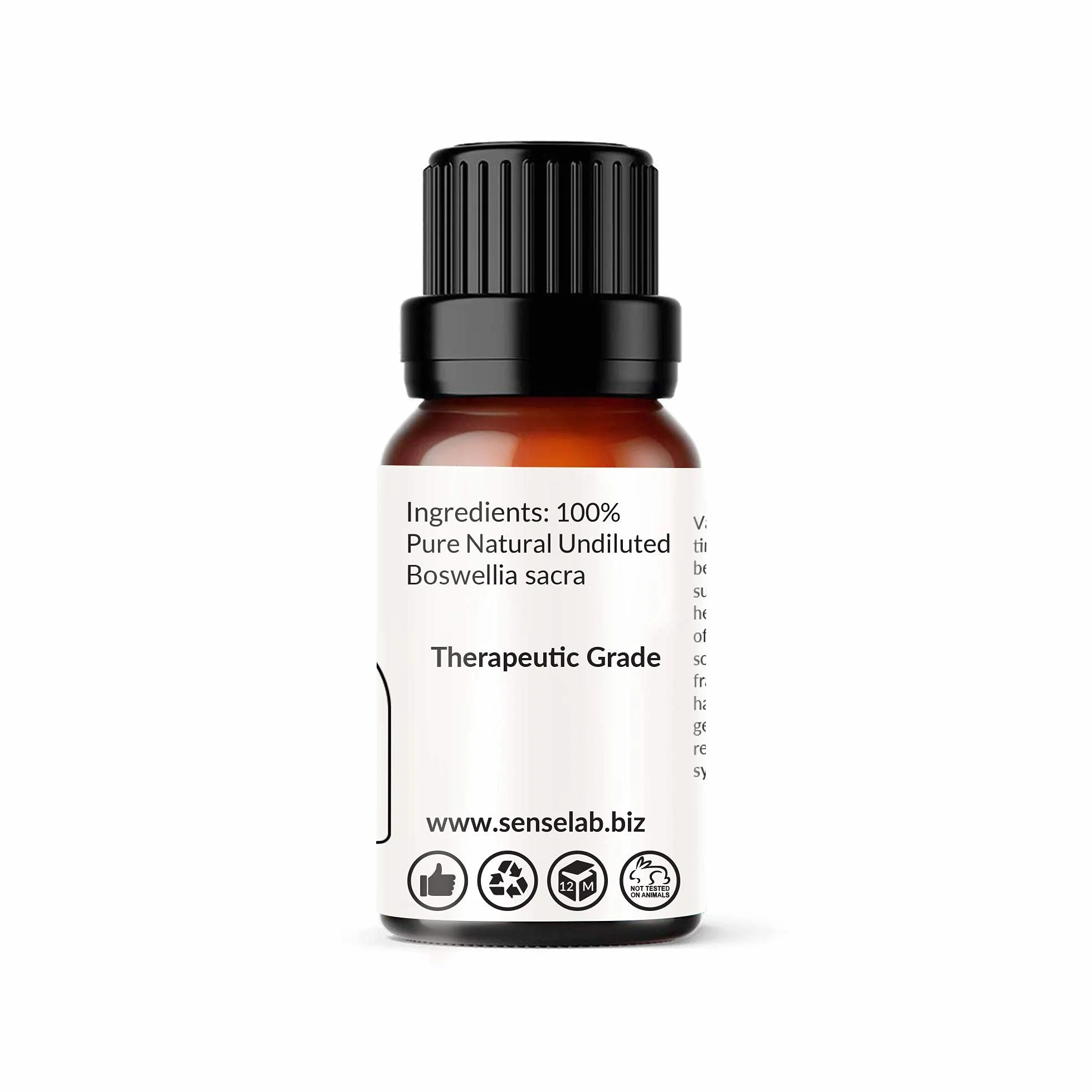 SenseLAB Olejek eteryczny z kadzidła - 100% czysty naturalny olejek z kadzidła o jakości terapeutycznej do dyfuzora aromaterapeutycznego-medytacja i introspekcja-olejek do pielęgnacji skóry (10ml)