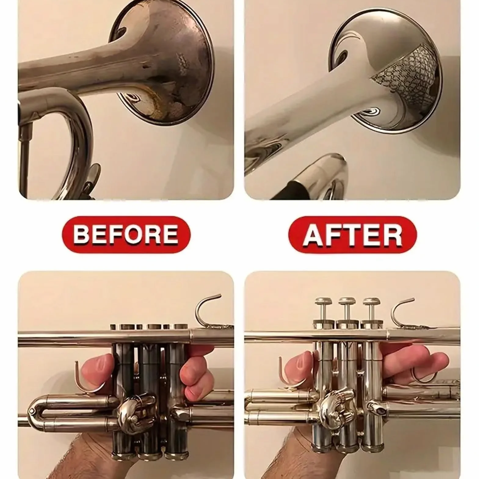 Środek czyszczący do mosiądzu i miedzi 50 ml do stali nierdzewnej aluminium chromowanych