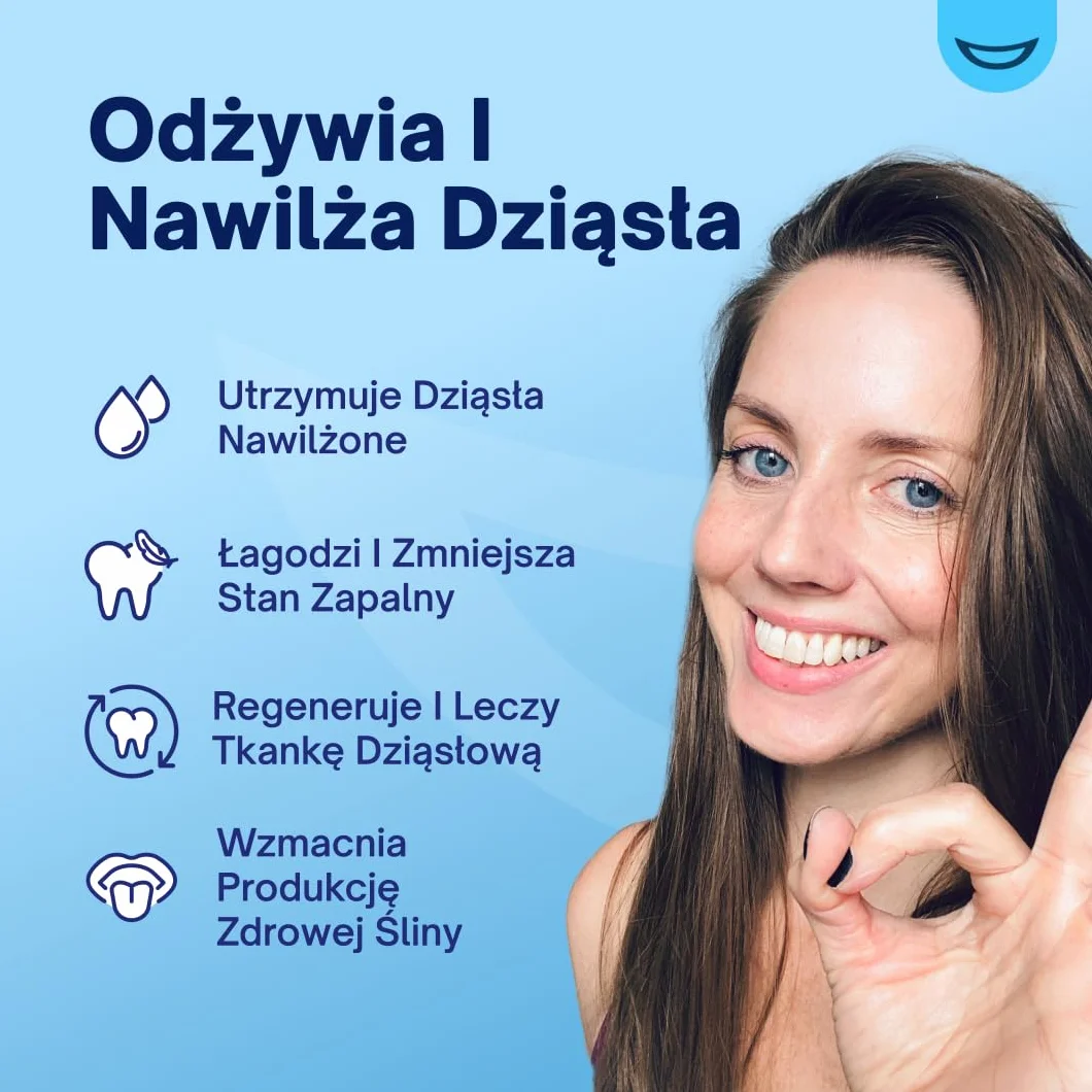 MySweetSmile Serum Do Dziąseł z Kwasem Hialuronowym HA+ - Łagodzi I Nawilża Dziąsła - Redukuje Zapalenie Dziąseł - Miętowy Smak - Naprawa Dziąseł - Nagroda IndyBest - 30ml