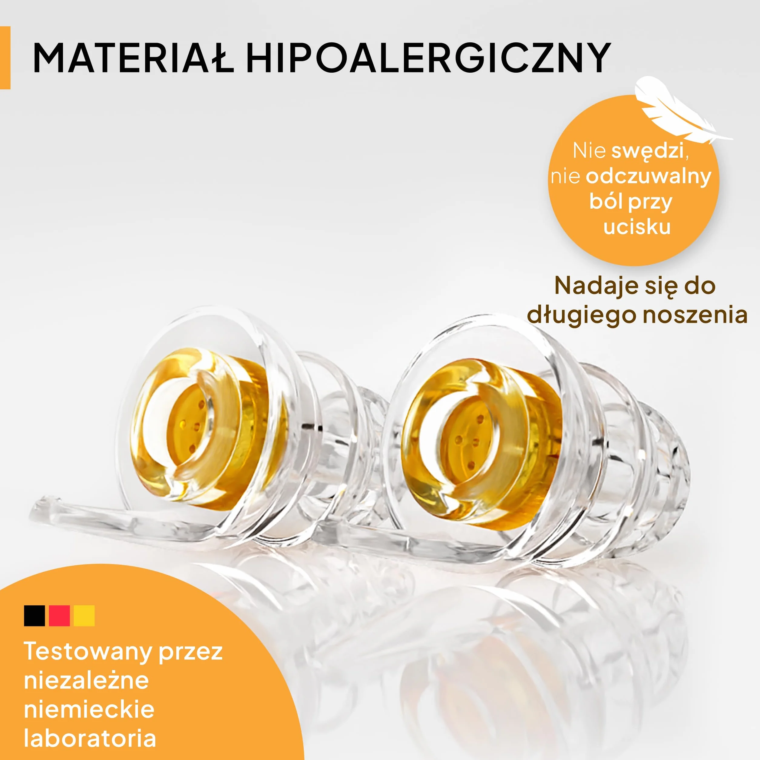 Senner WorkPro zatyczki do uszu ochrona słuchu wielokrotnego użytku