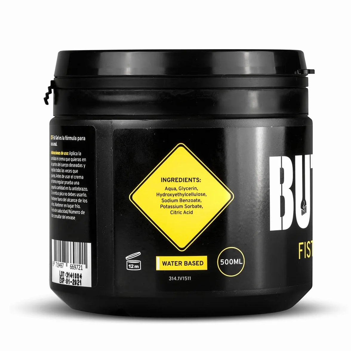 BUTTR Fisting Gel - lubrykant na bazie wody - 500 ml