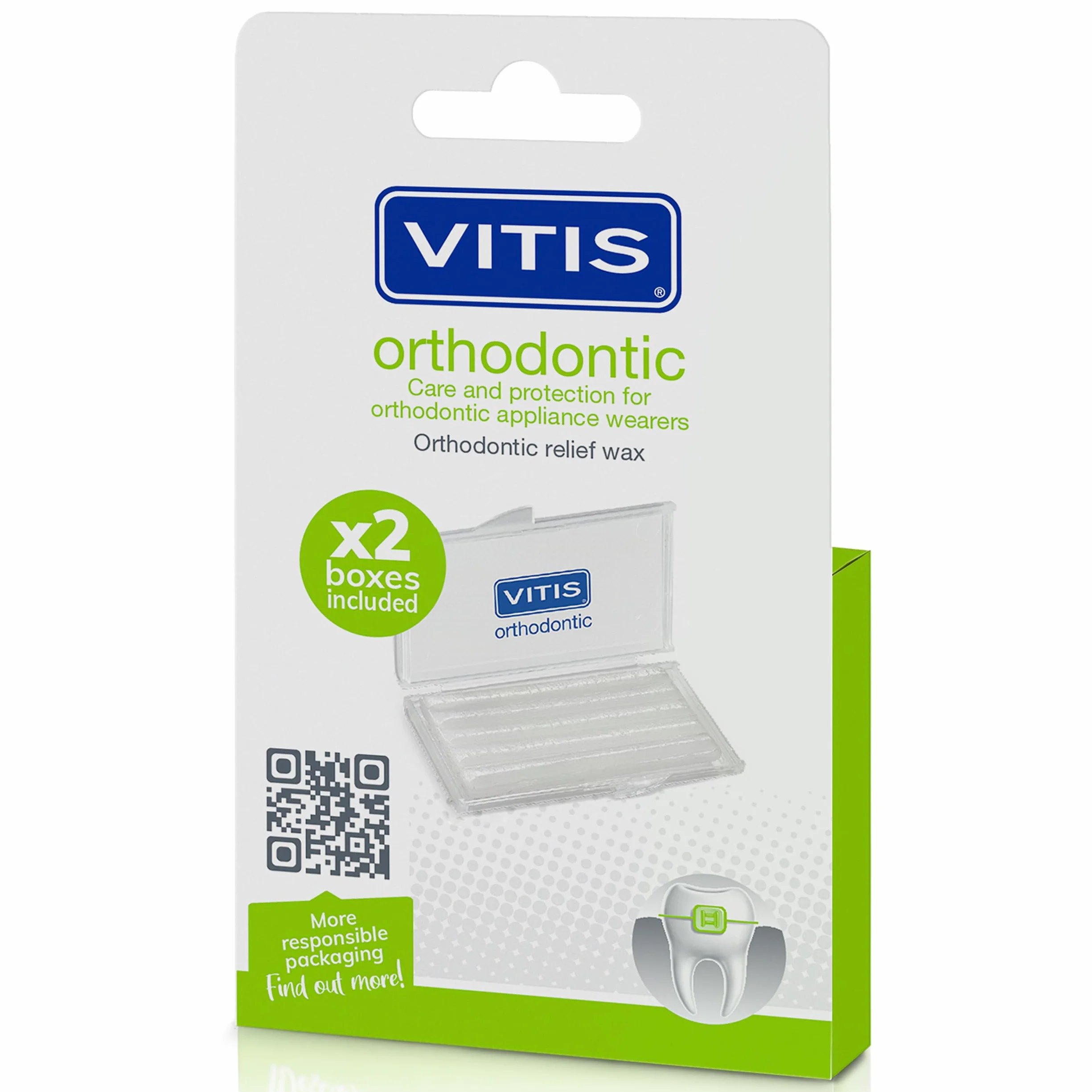 Dentaid Strisce di cera ortodontica VITIS, (1x10 pezzi)