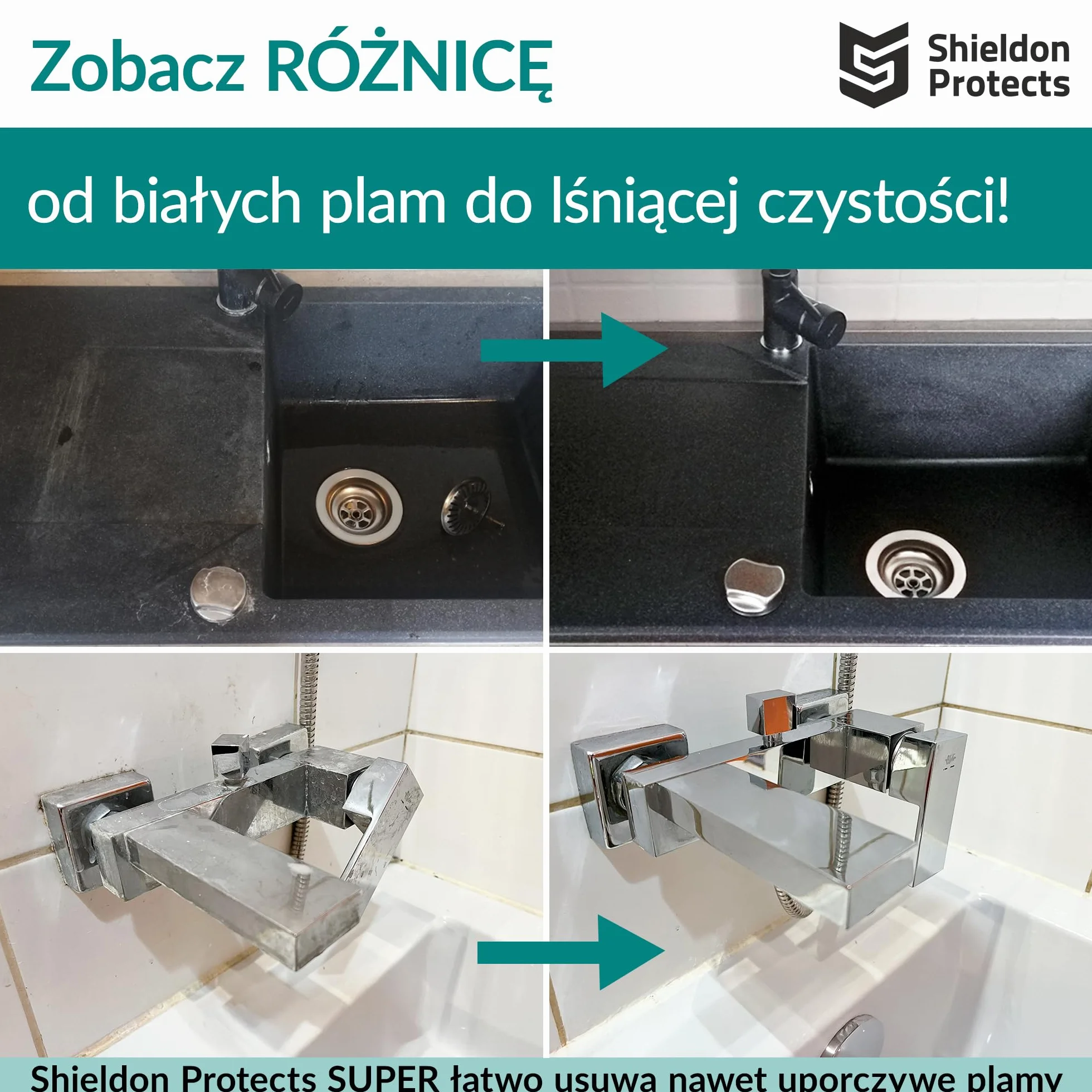 Shieldon Protects SUPER Silny odkamieniacz do zlewozmywaków granitowych 500 ml