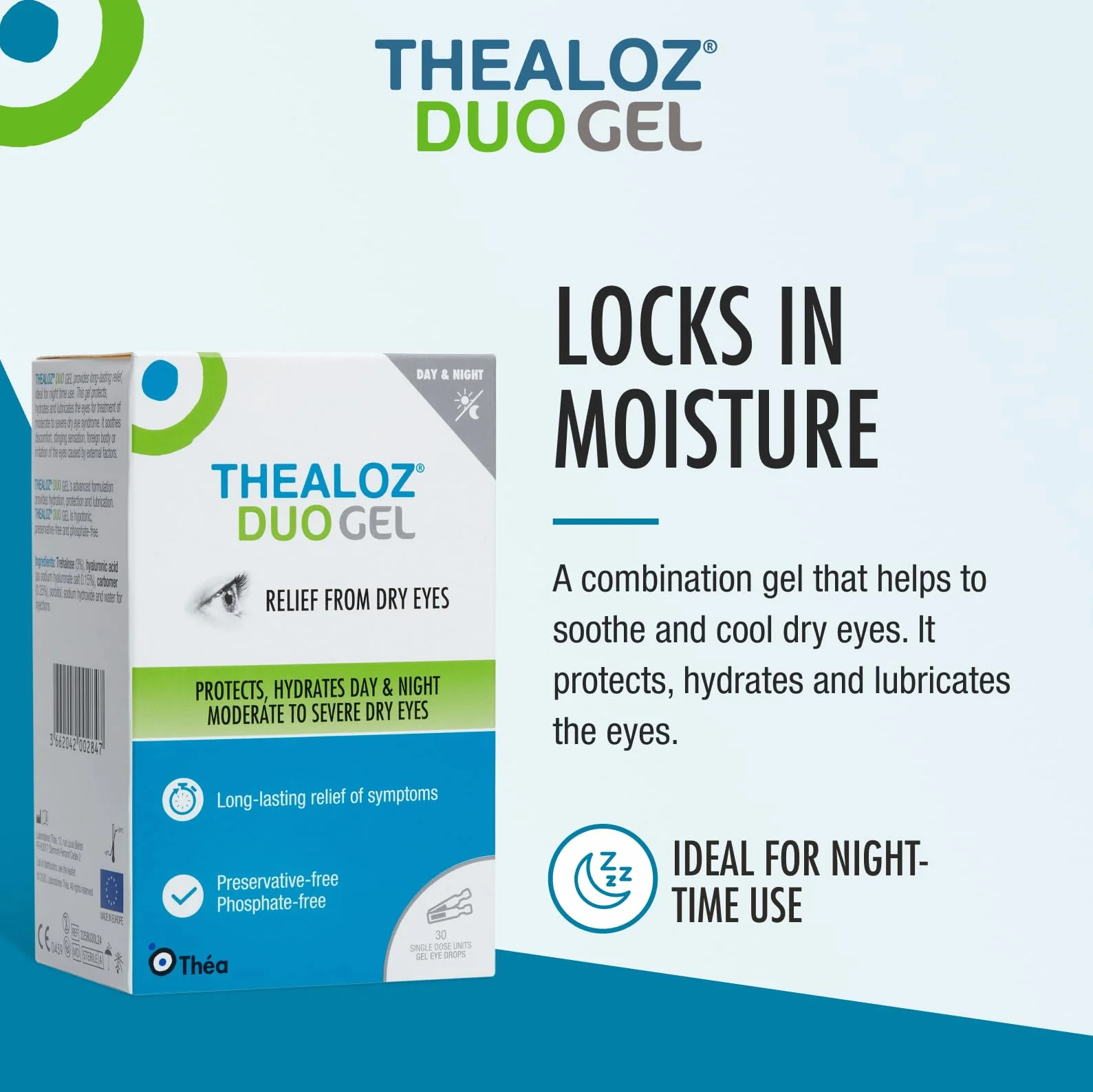 Thea loz Duo Gel - Trehaloza 3% & Hialuronian Sodu 0,15% (0,4 g x 30 butelek)