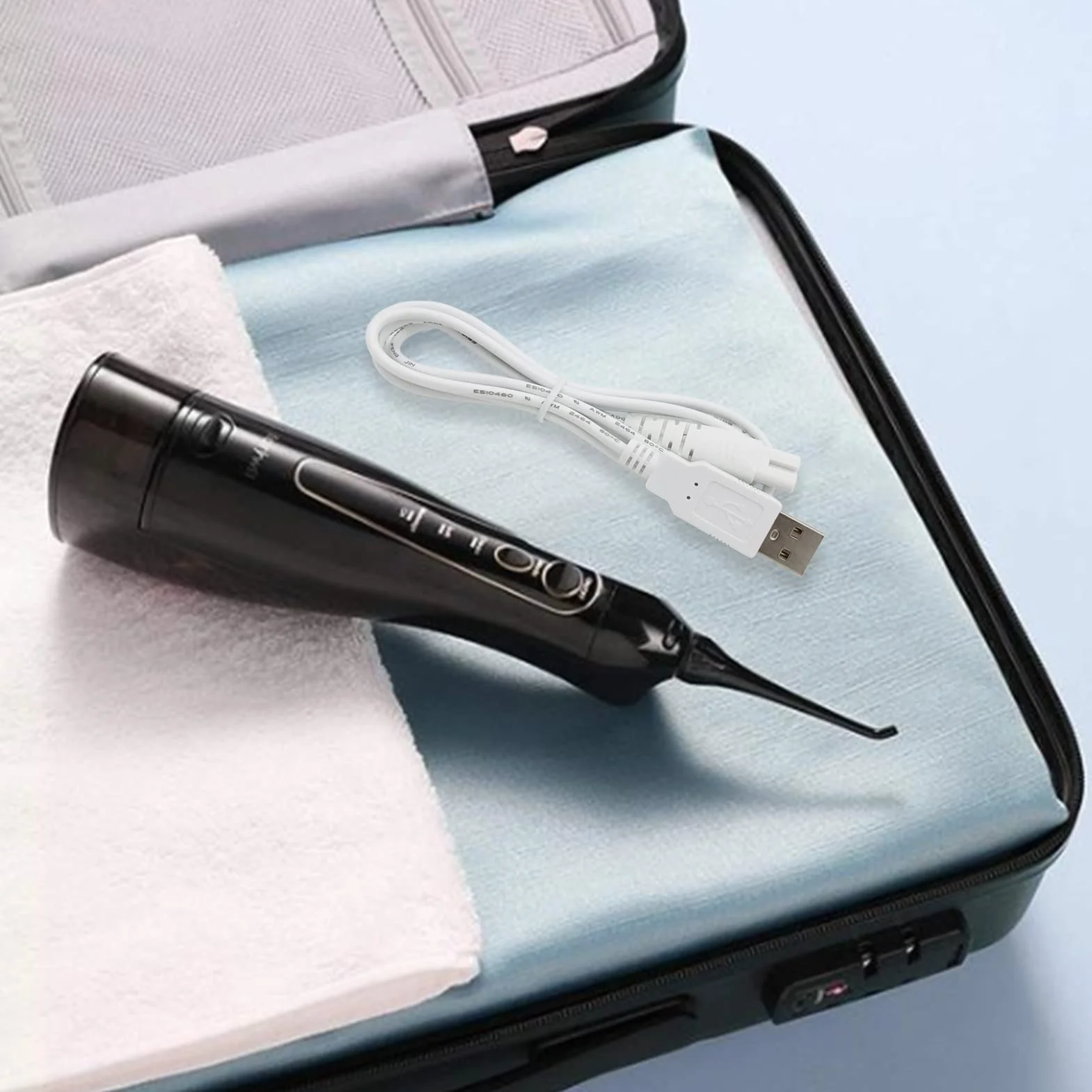 Ładowarka zamiennik do irygatora jamy ustnej Hangsun, Nicwell, Nicefeel USB biała