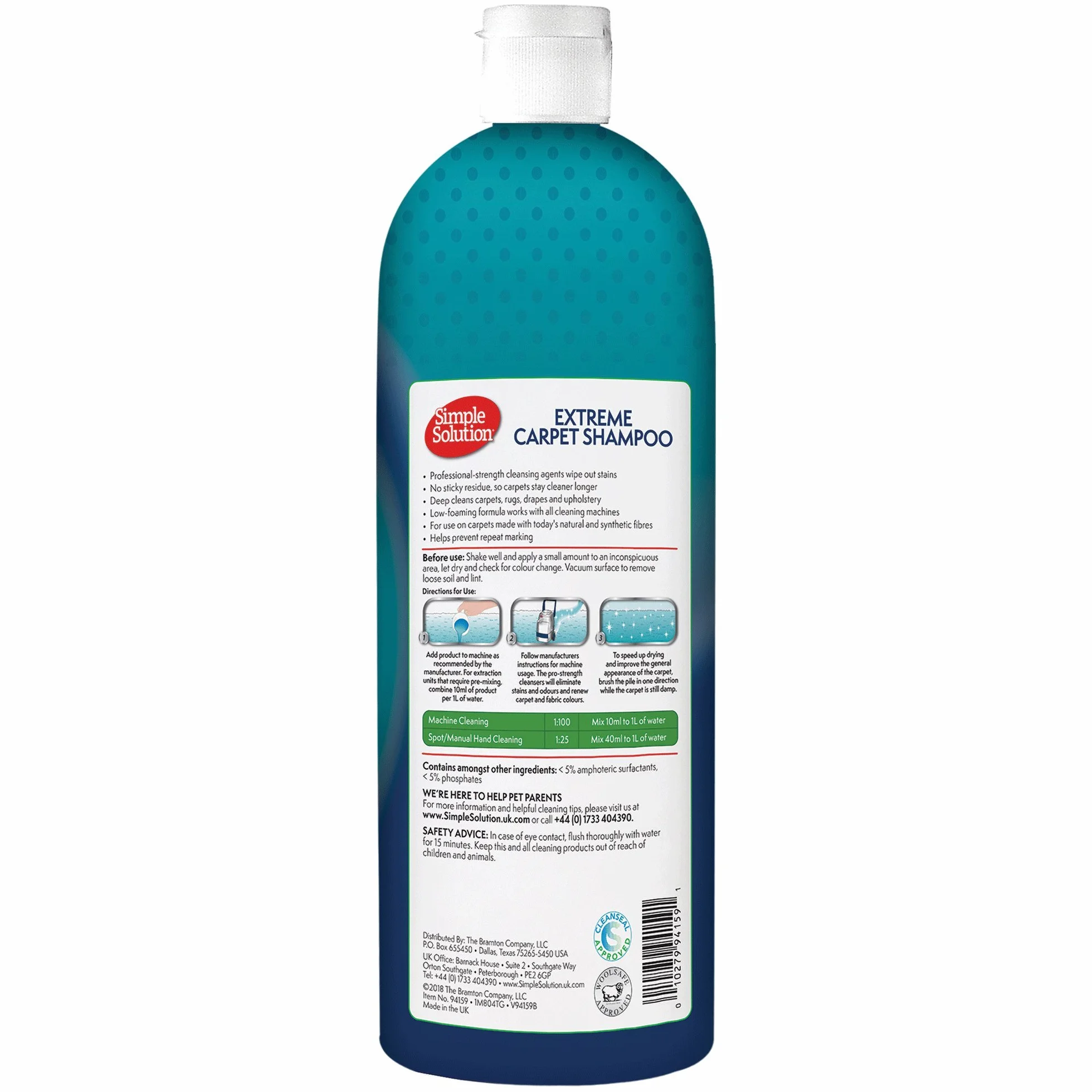 Simple Solution Extreme Szampon do Dywanów, 1 l
