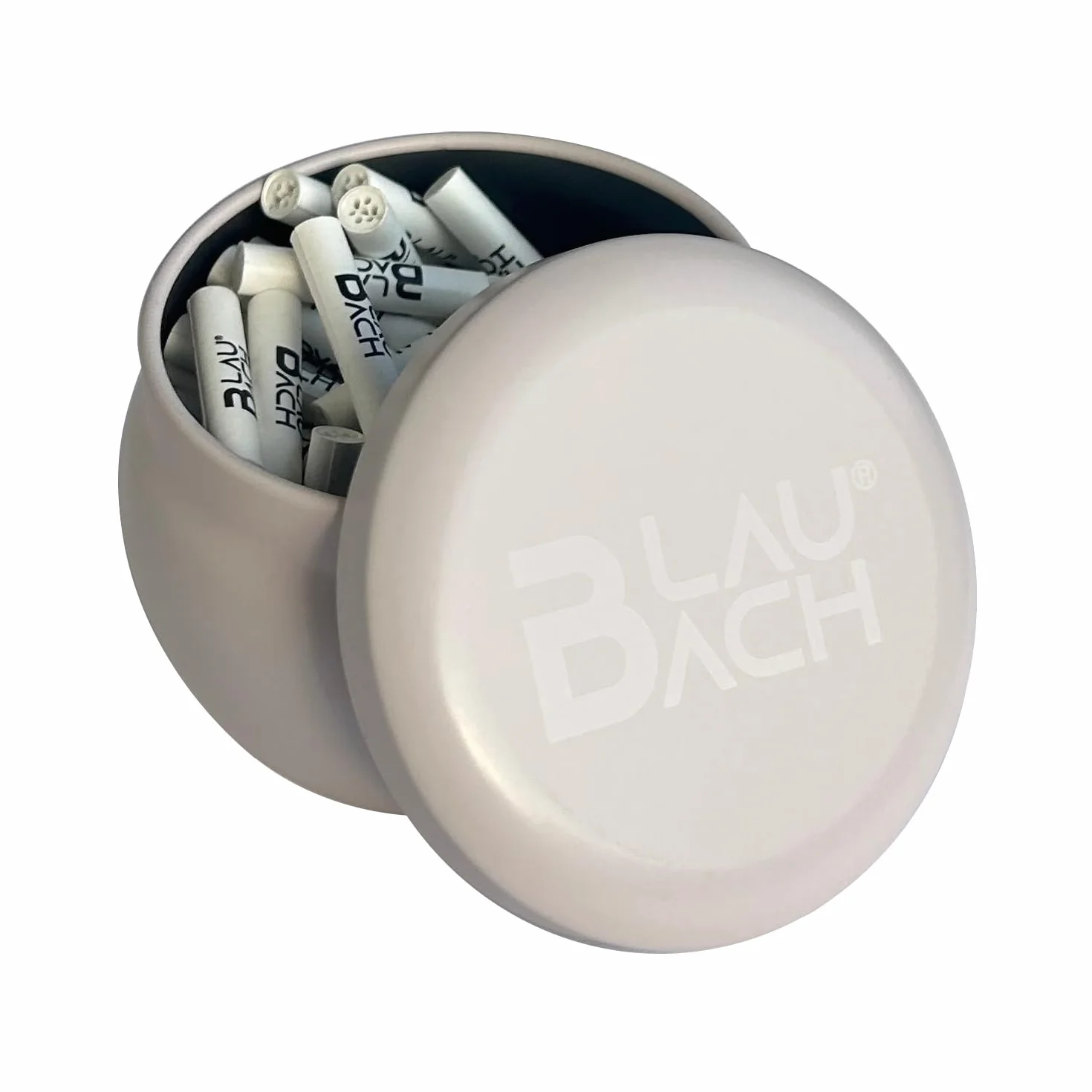 BLAUBACH Premium Filtr z węglem aktywnym Super Slim Ø 5 mm, 100 sztuk, ceramiczne nasadki