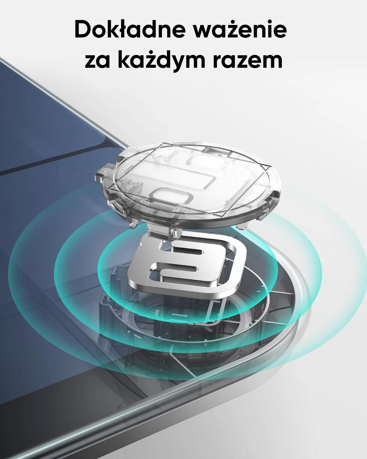 Eufy Inteligentna waga P3 Wifi Bluetooth z 16 pomiarami, tętnem, trybem wirtualnego ciała 3D, BMI