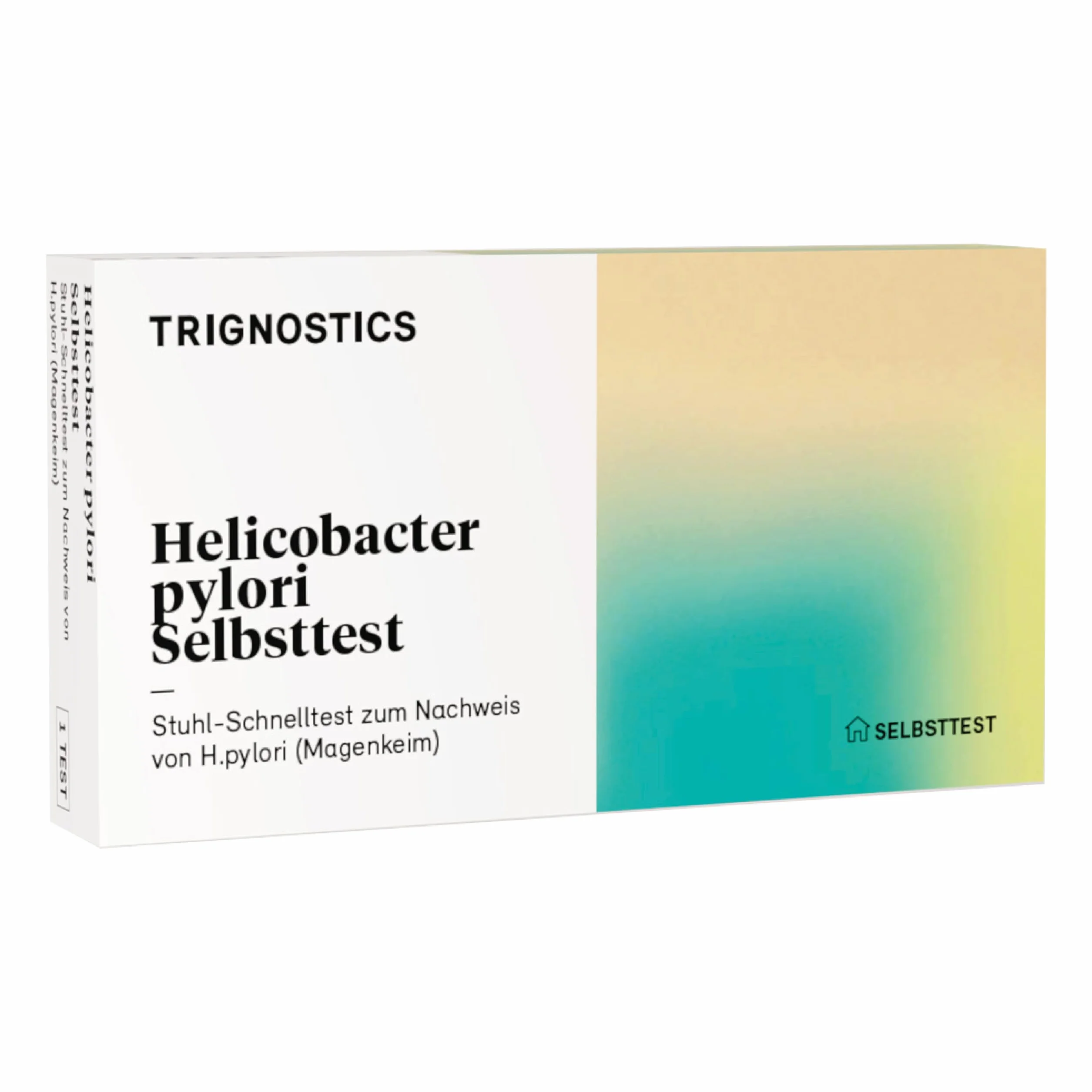 Test na Helicobacter pylori | 2 testy kałowe do użytku domowego | Szybki i dokładny test żołądka przy objawach zapalenia żołądka i jelit | wiarygodny wynik w 10 minut