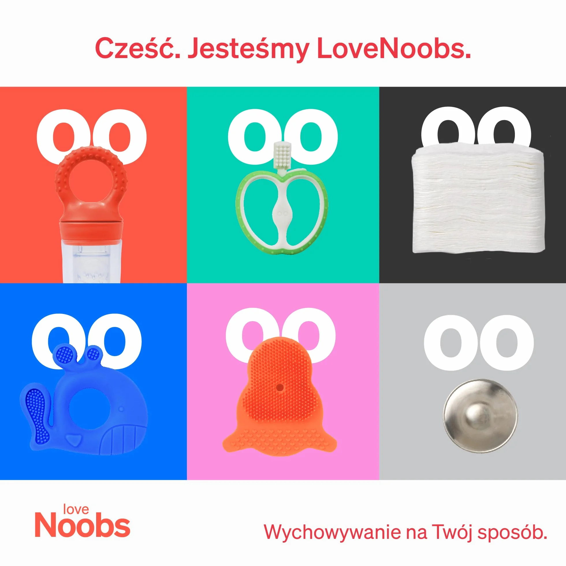LoveNoobs Silicone 360° Baby Toothbrush Teether