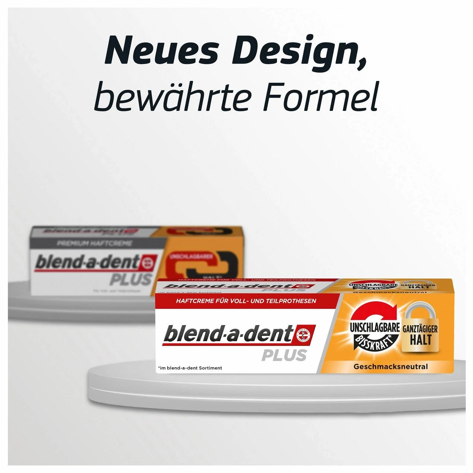 Blend-a-dent PLUS Premium krem samoprzylepny, neutralny smakowo, 5 x 40 g, Duokraft