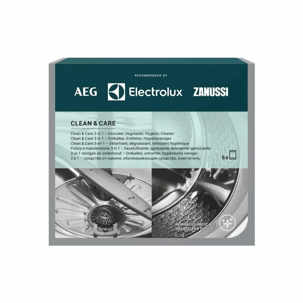 Electrolux Clean und Care Box odkamieniacz środek czyszczący do pralek i zmywarek