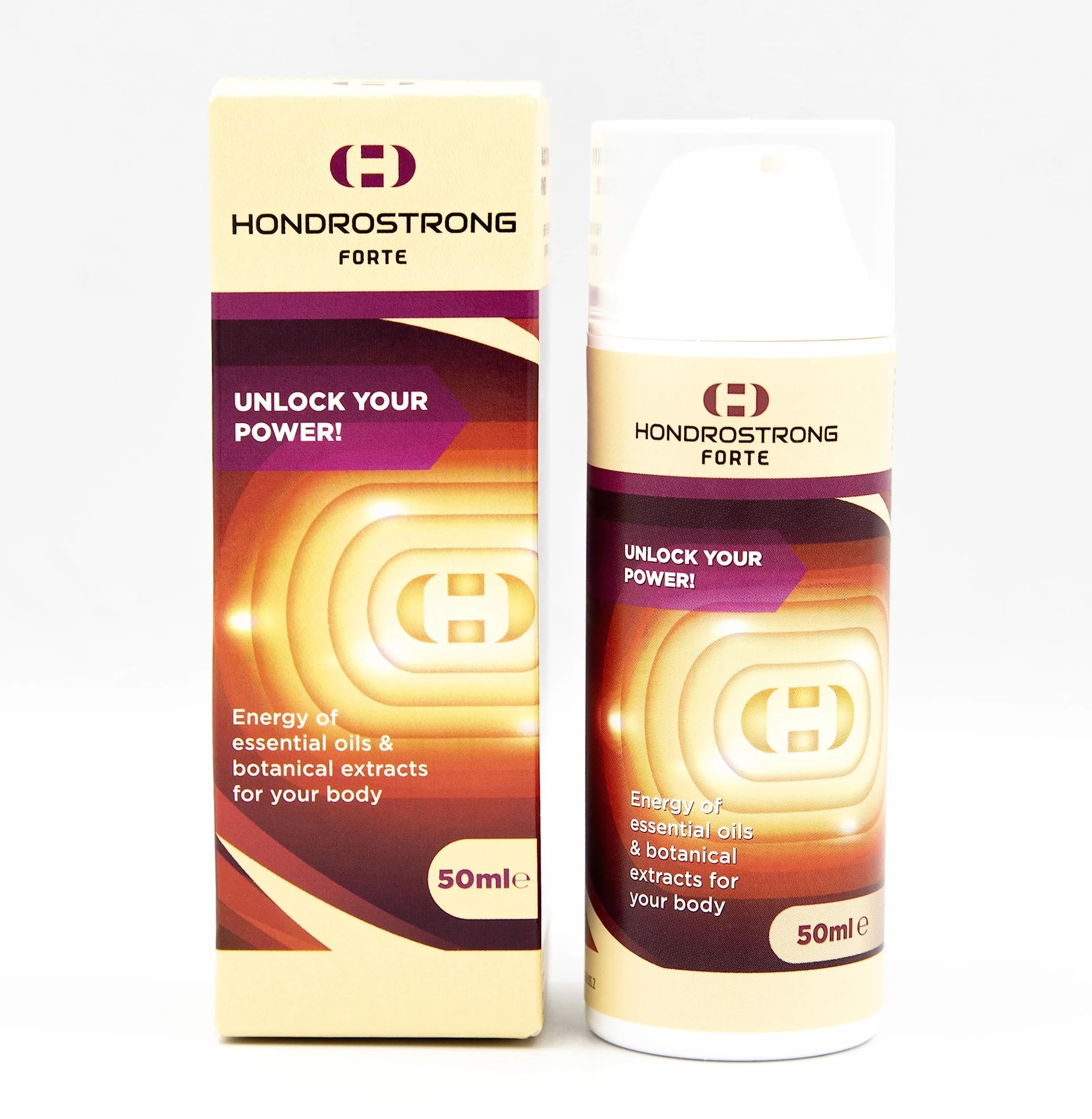 HONDROSTRONGFORTE - żel z ekstraktami ziół (liść mięty pieprzowej, eukaliptus, kasztanowiec, sosna nadmorska) 50 ml.
