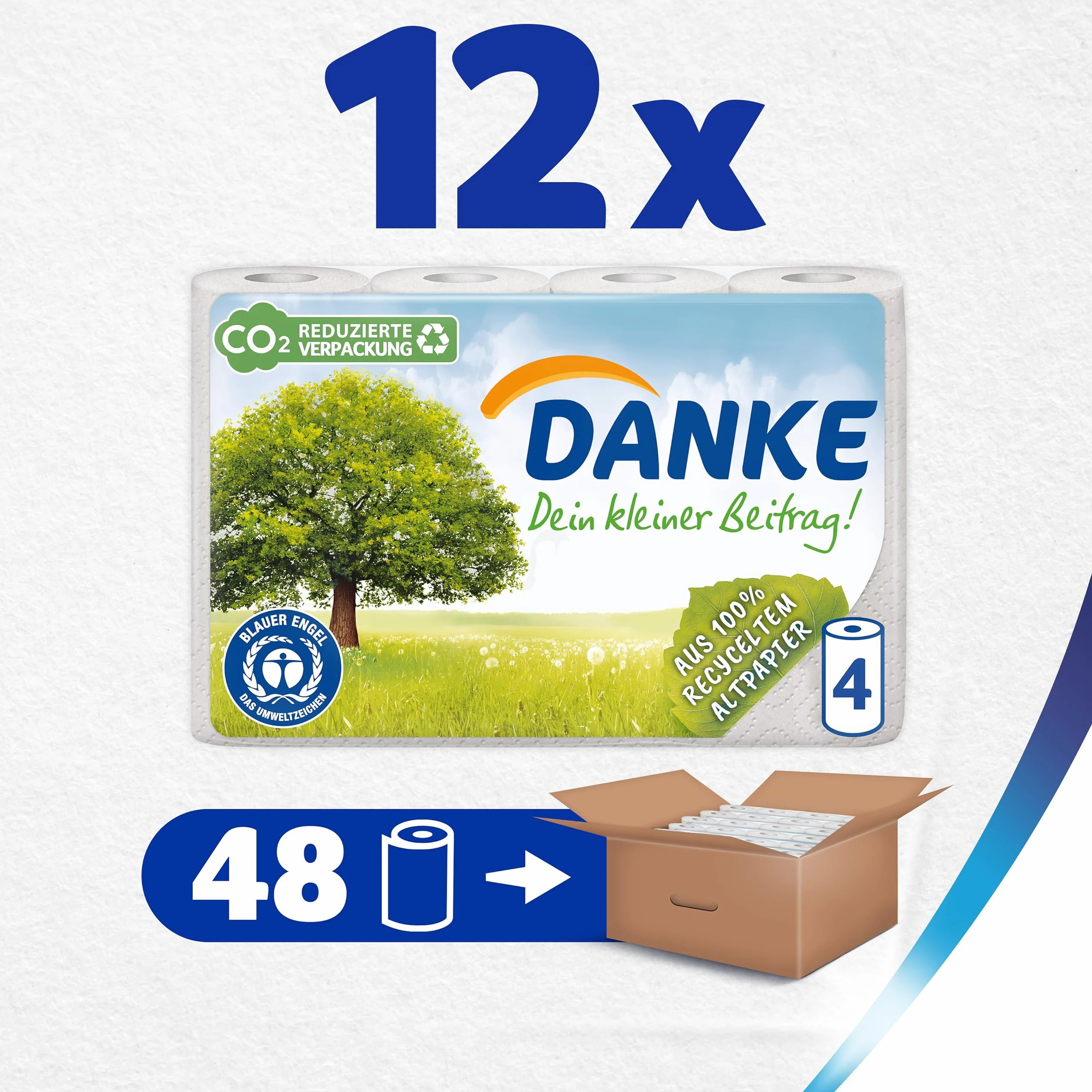 Danke Rolka kuchenna Mega Pack 48 rolek x 45 arkuszy
