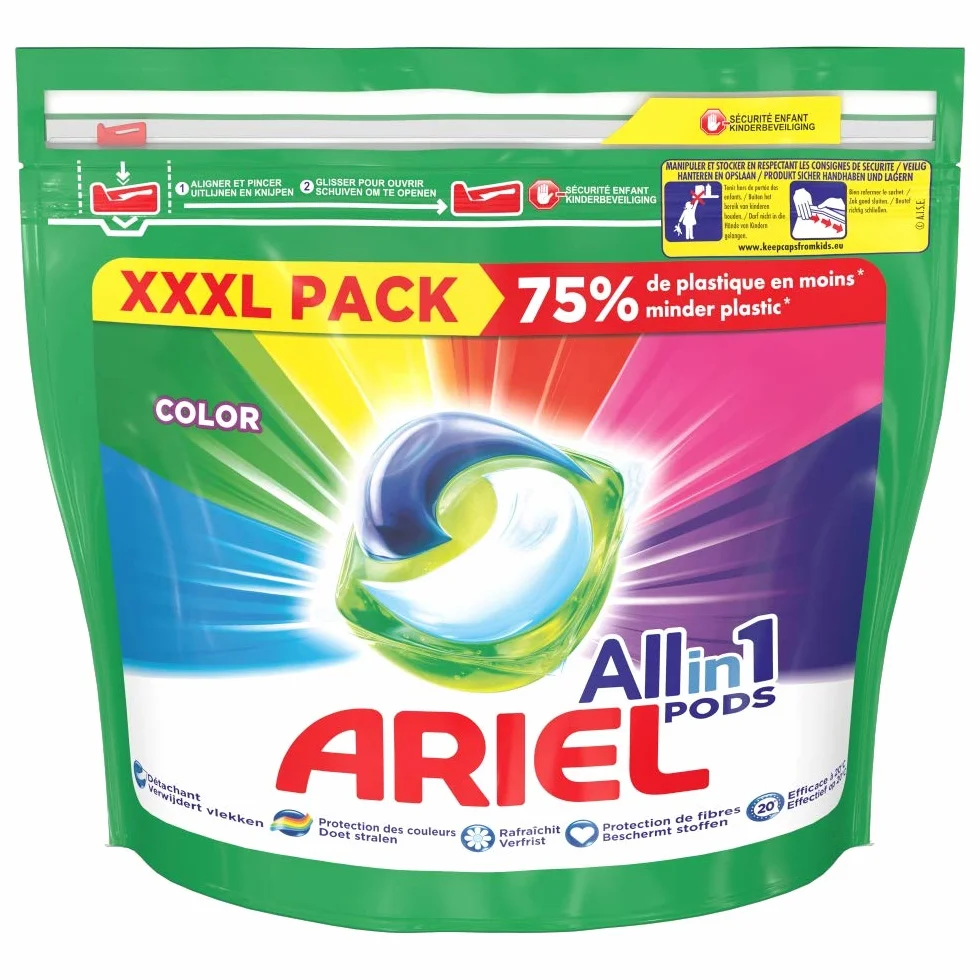 Ariel Kolorowe kapsułki All-in-1, 70 kapsułek