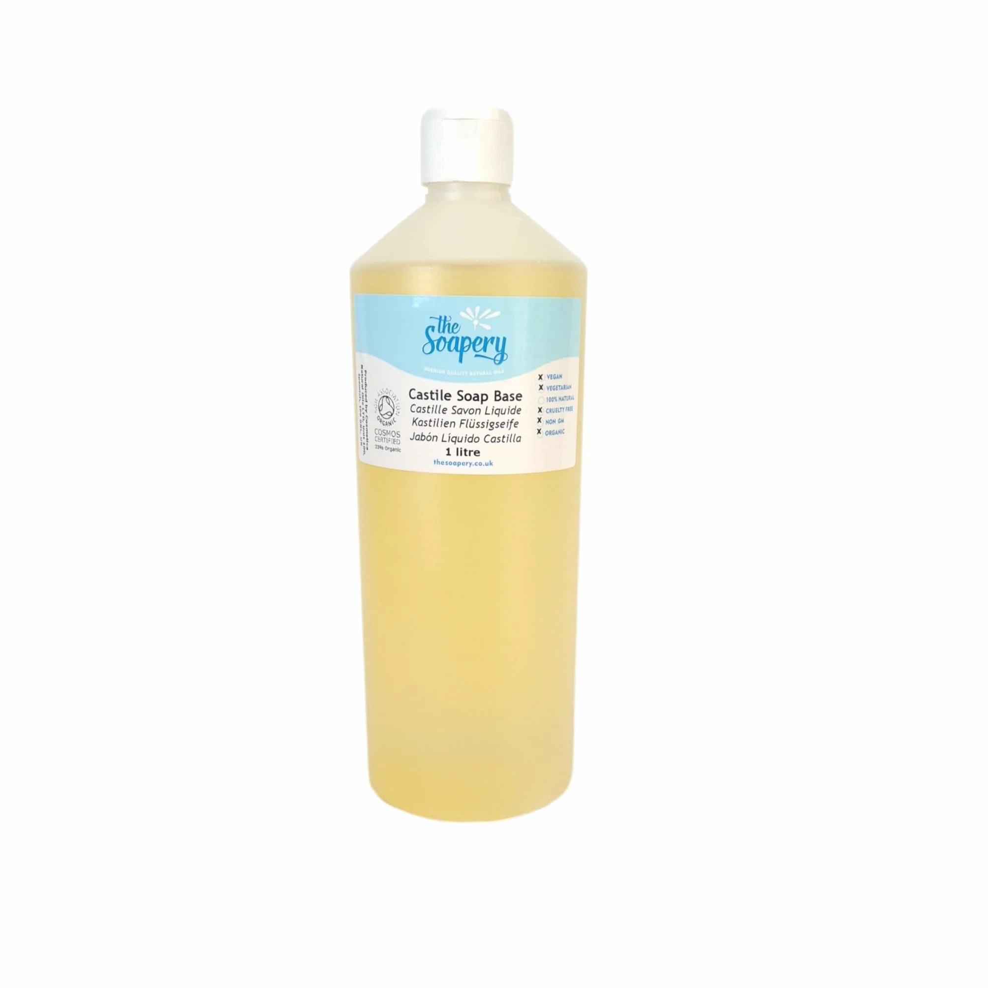 Kastile TheSoapery płyn 1 litr organiczny bez SLS SLES siarczanów parabenów