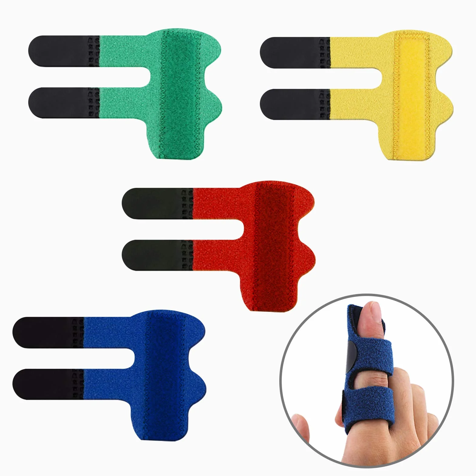 LUTER Orteza na palec stabilizator do zlamanych palcow zapalenia stawow 4 szt.