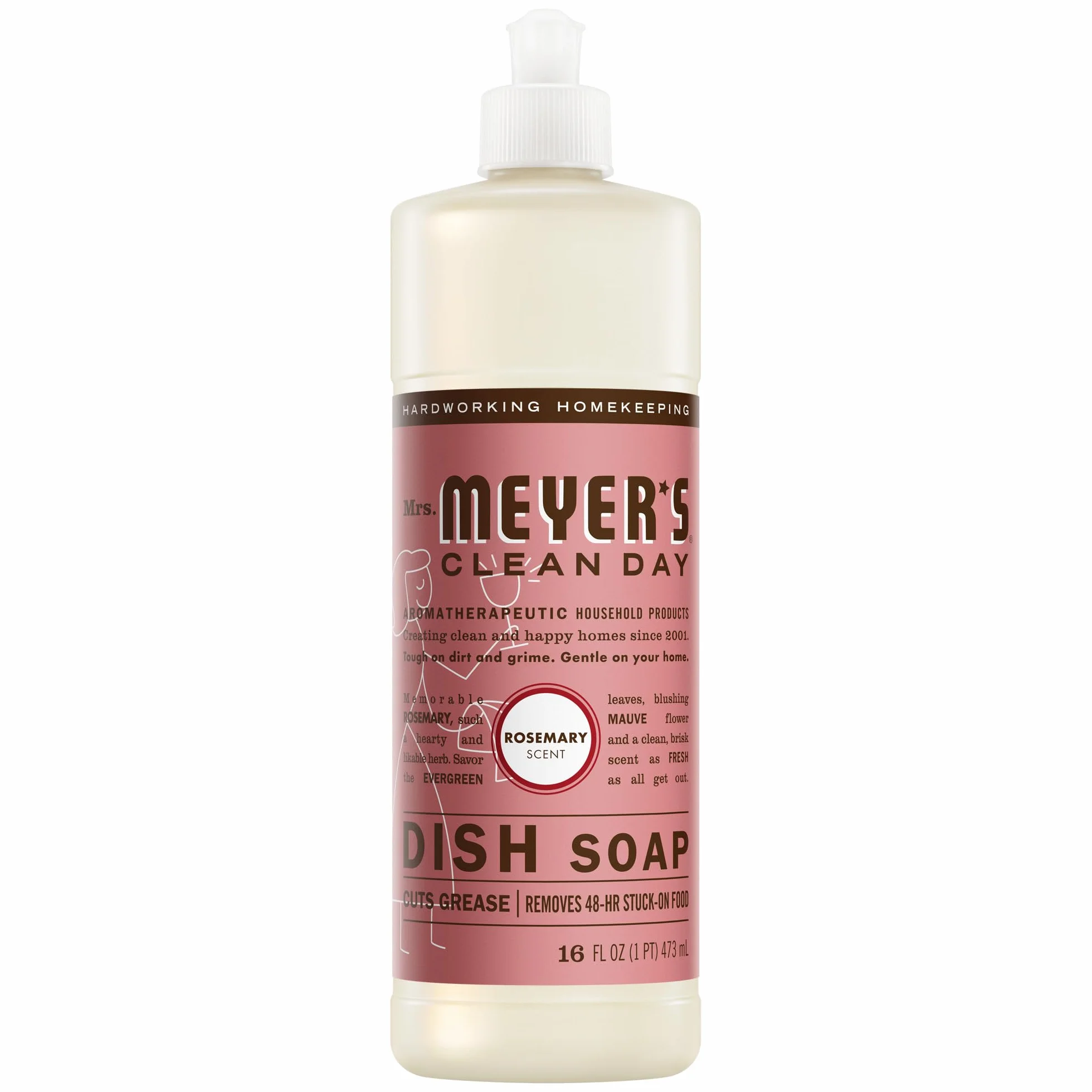 Mrs. Meyer's Liquid Dish Soap Rosemary 16 oz