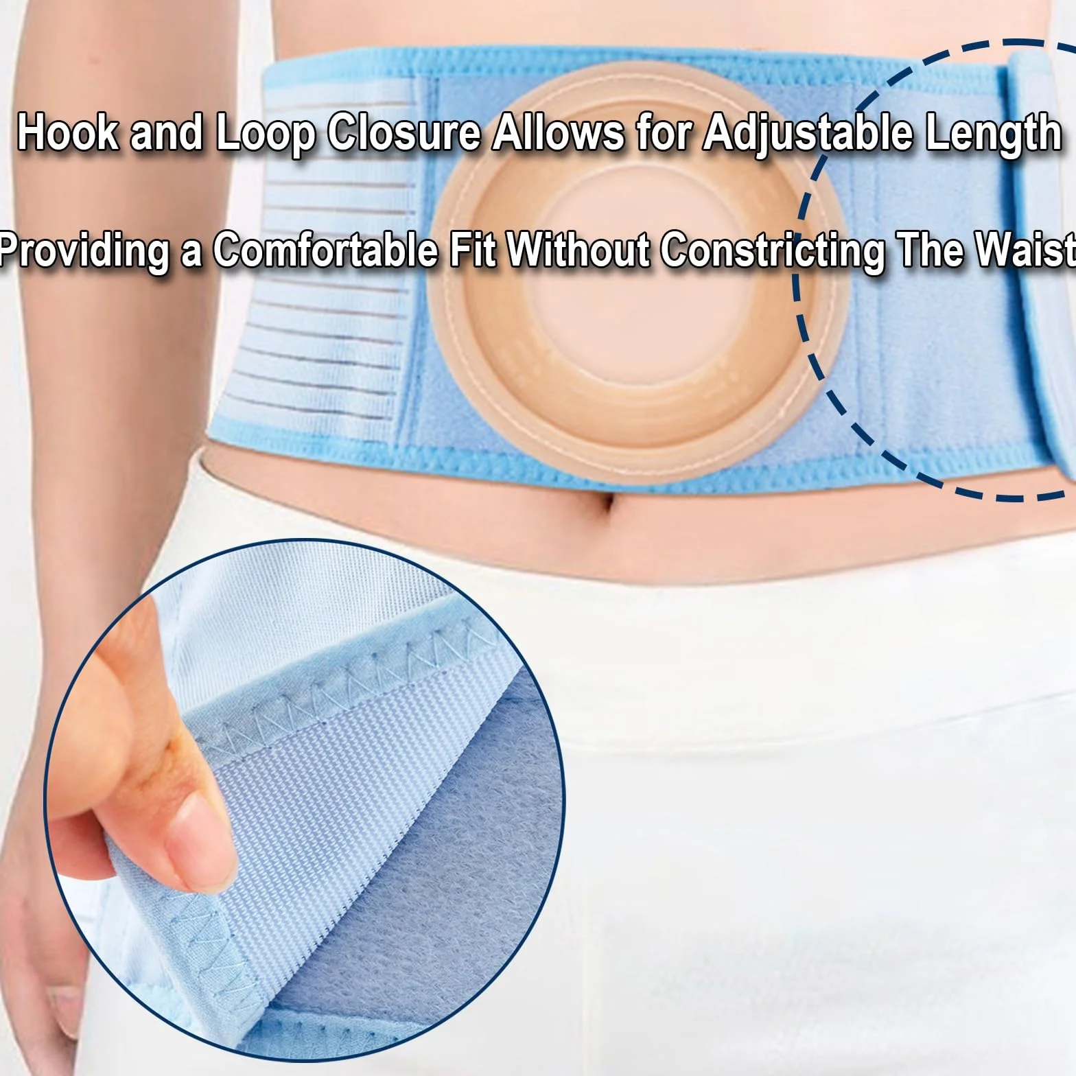 Regulowany Pas Stomijny, Akcesoria Stomijne, 4 Rozmiary Otworów, Zapobieganie Przepuklinie