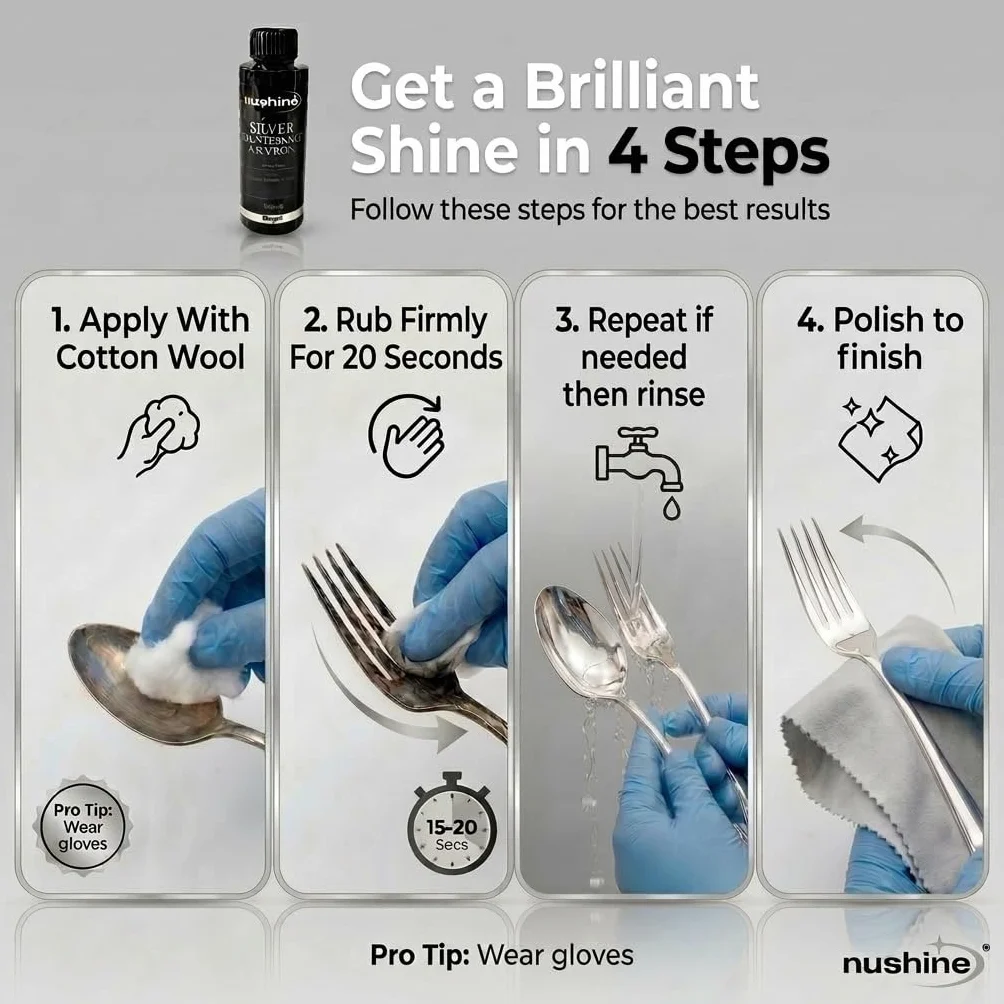 Nushine Roztwór do konserwacji srebra 50 ml
