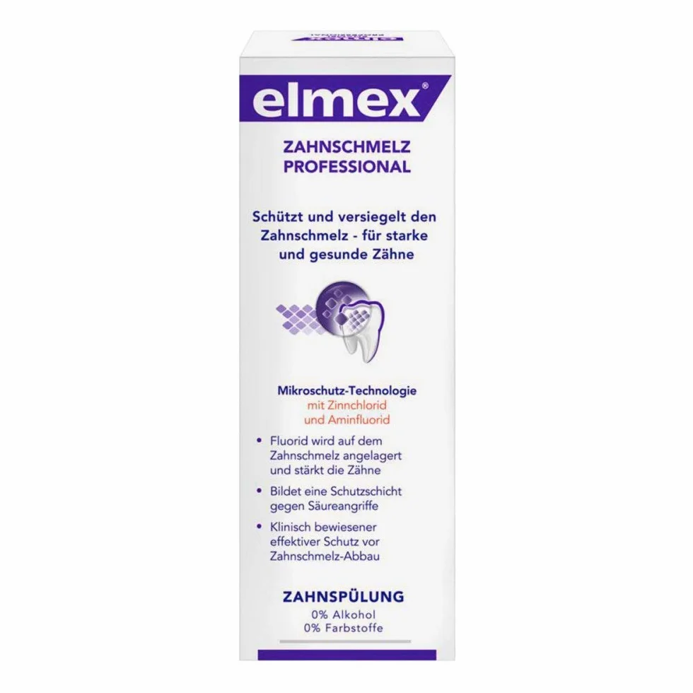 Elmex Opti-Schmelz Professional Zahnspülung, 400 ml Kremowa