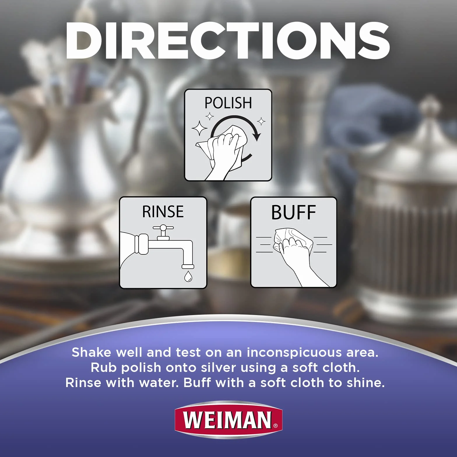 Weiman Silver Polish and Cleaner 237 ml