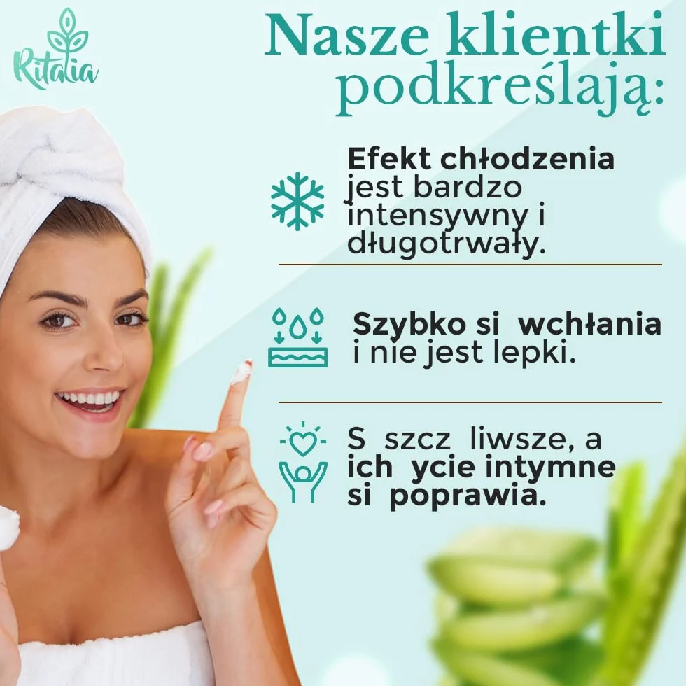 Ritalia Krem na żylaki Cryo gel 250 ml chłodzący na ciężkie nogi