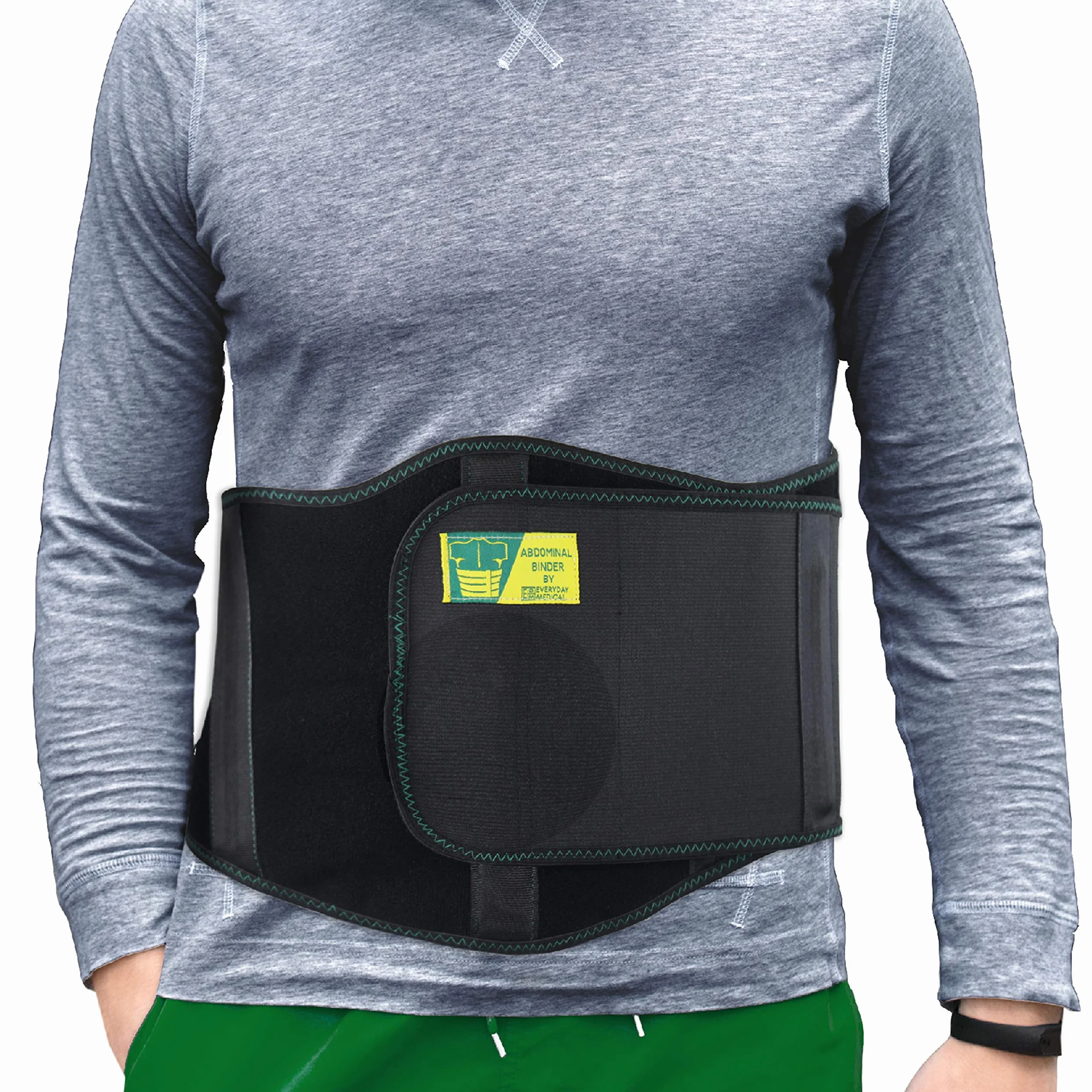 Ergonomiczny pas na przepuklinę pępkową z podkładką uciskową L/XXL dla mężczyzn i kobiet