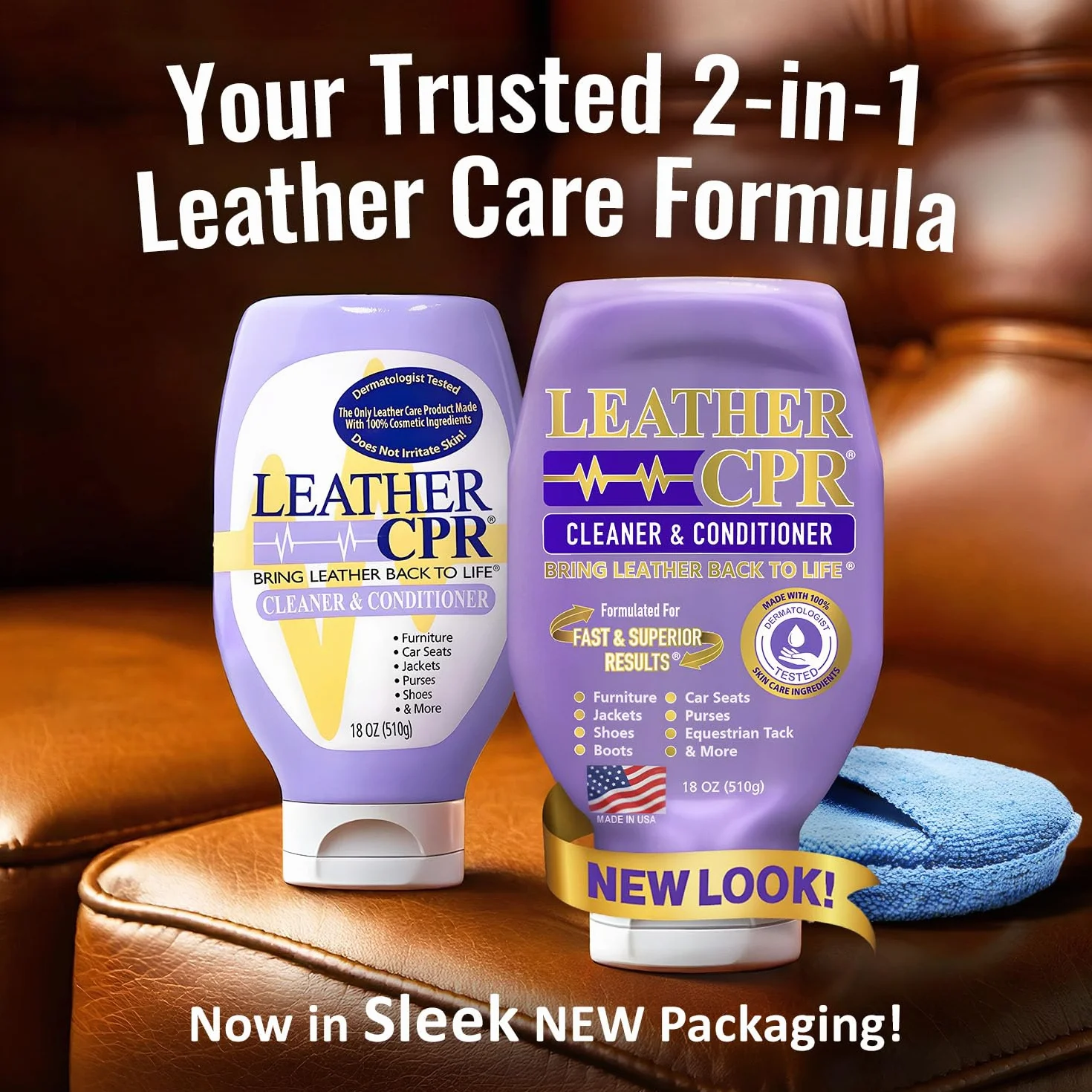 CPR Cleaning Products Leather 510.3 g Bottle środek czyszczący i odżywka do skóry