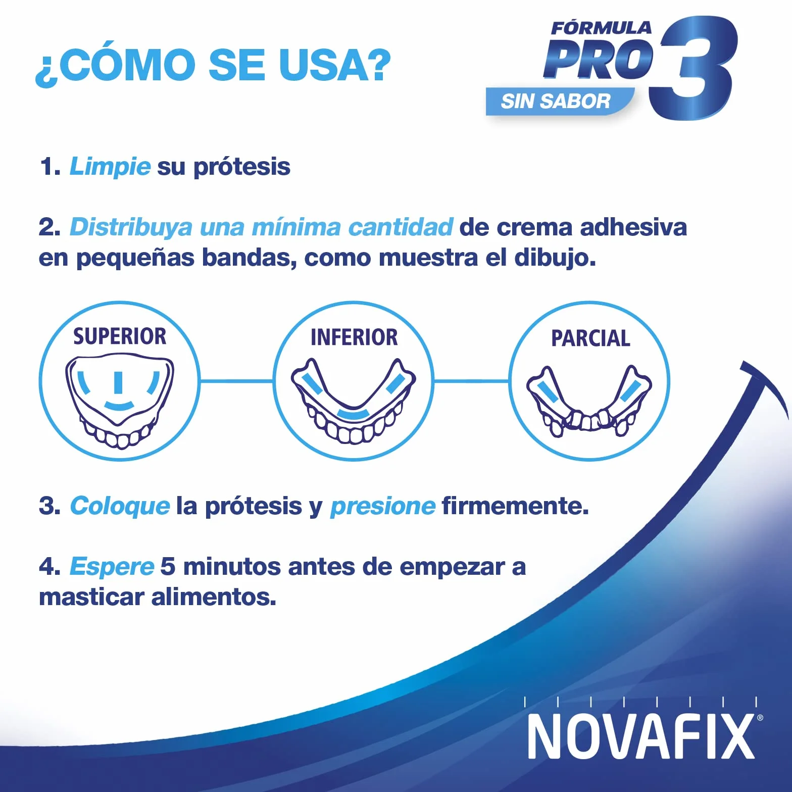 Urgo Novafix Pro3 bezsmakowy - bardzo mocne trzymanie - Klej protezowy do protez, 50 g