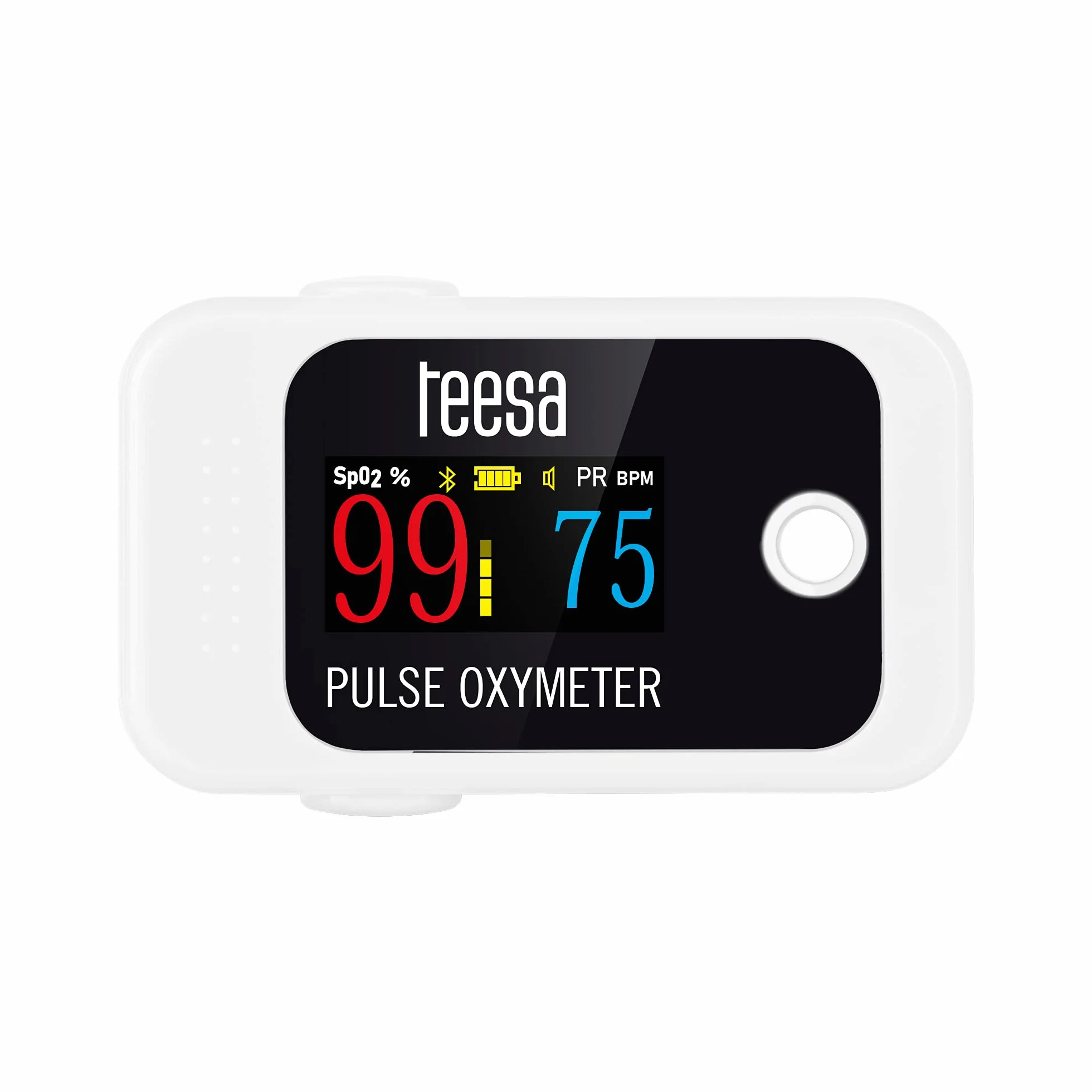 Teesa Pulsoksymetr Napalcowy Bluetooth PX70 TSA8071 Saturacja Tętna