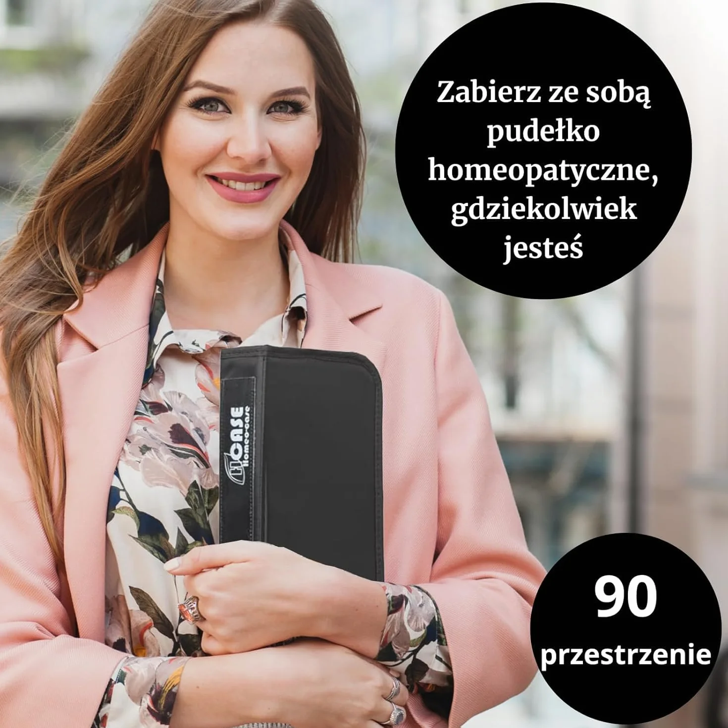 Etui Homeopatyczne z 90 Przestrzeniami na Fiolki Boiron 4g Brązowy