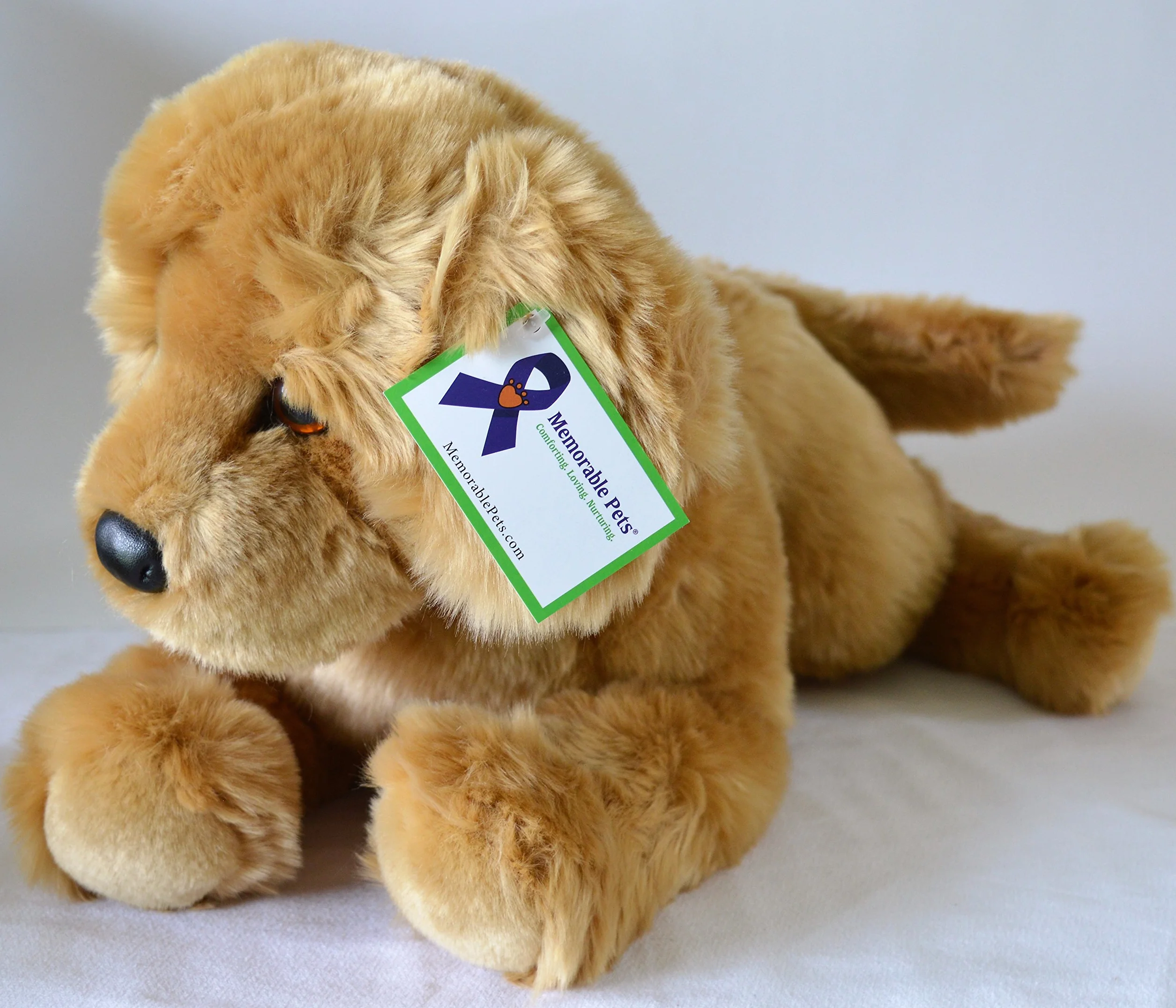 Memorable Pets Duża zabawka Golden Retriever - pluszak terapeutyczny dla osób z utratą pamięci z powodu starzenia się i opiekunów