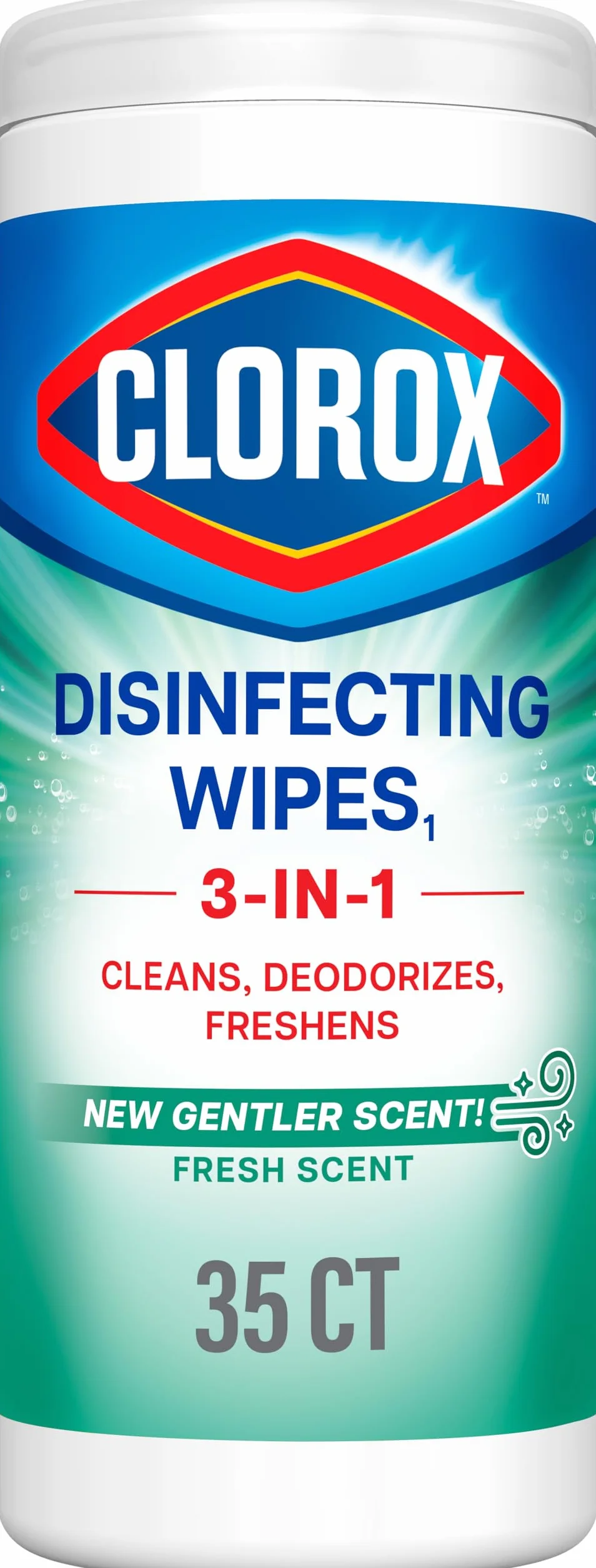 Clorox Disinfecting Wipes, Fresh Scent, 35-ct