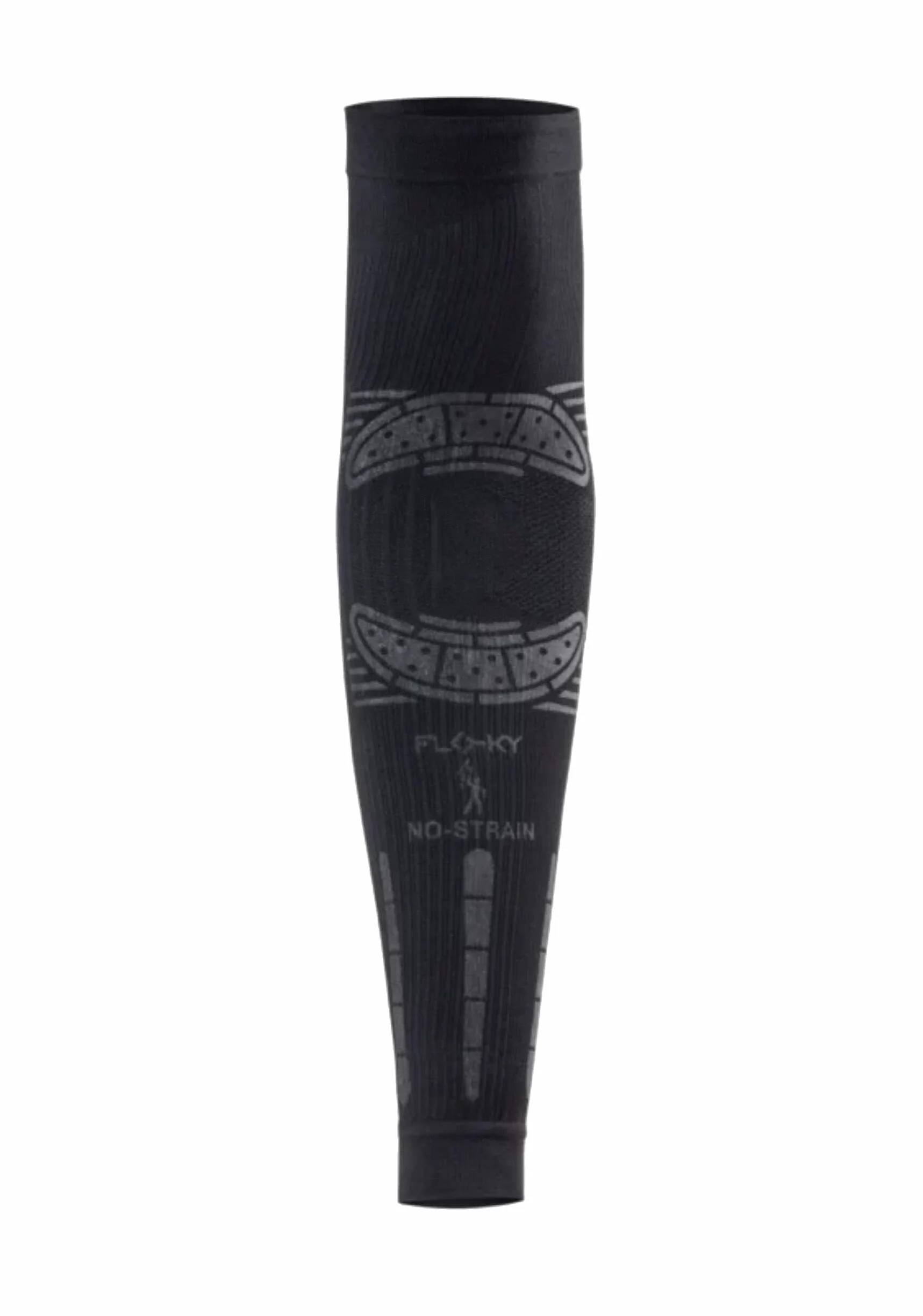 FLOKY biomechaniczny rękaw sportowy kompresyjny 2 sztuki czarne L/XL