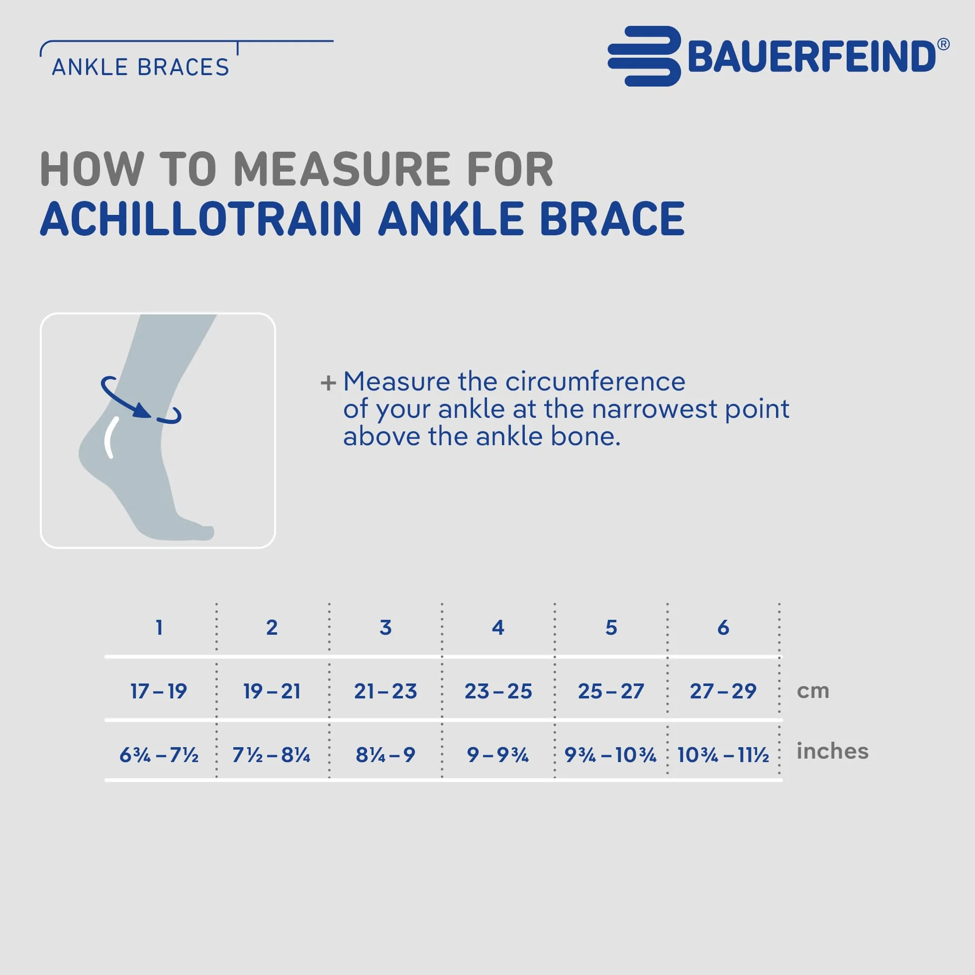 Bauerfeind AchilloTrain - orteza ścięgna Achillesa - łagodzi ból ścięgien Achillesa, obrzęk i stany zapalne. Tytan, 3